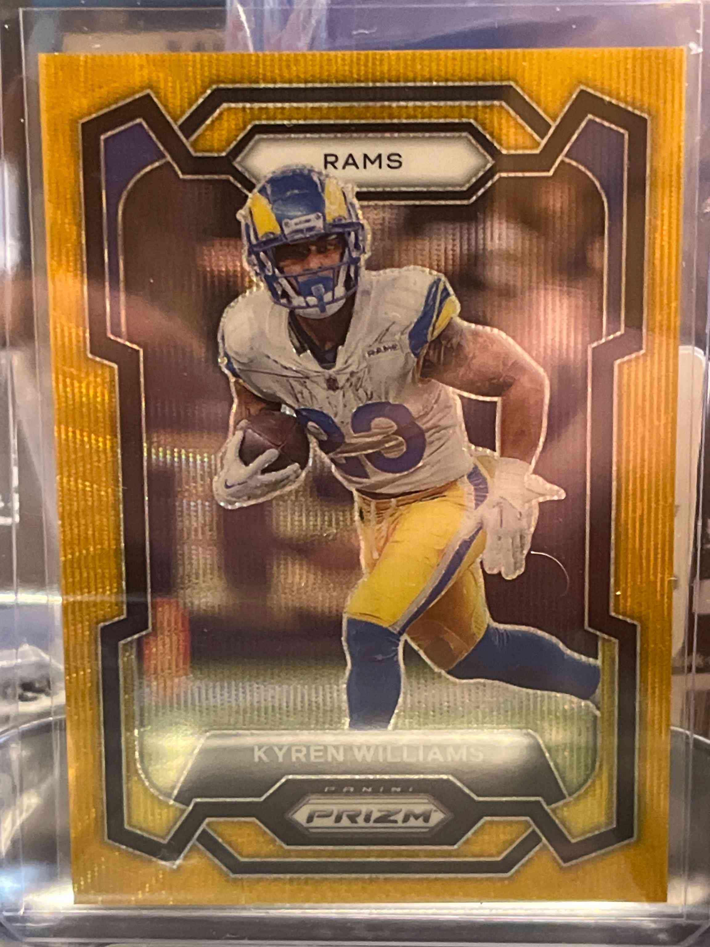 Image for 2023 prizm gold wave kyren williams /10