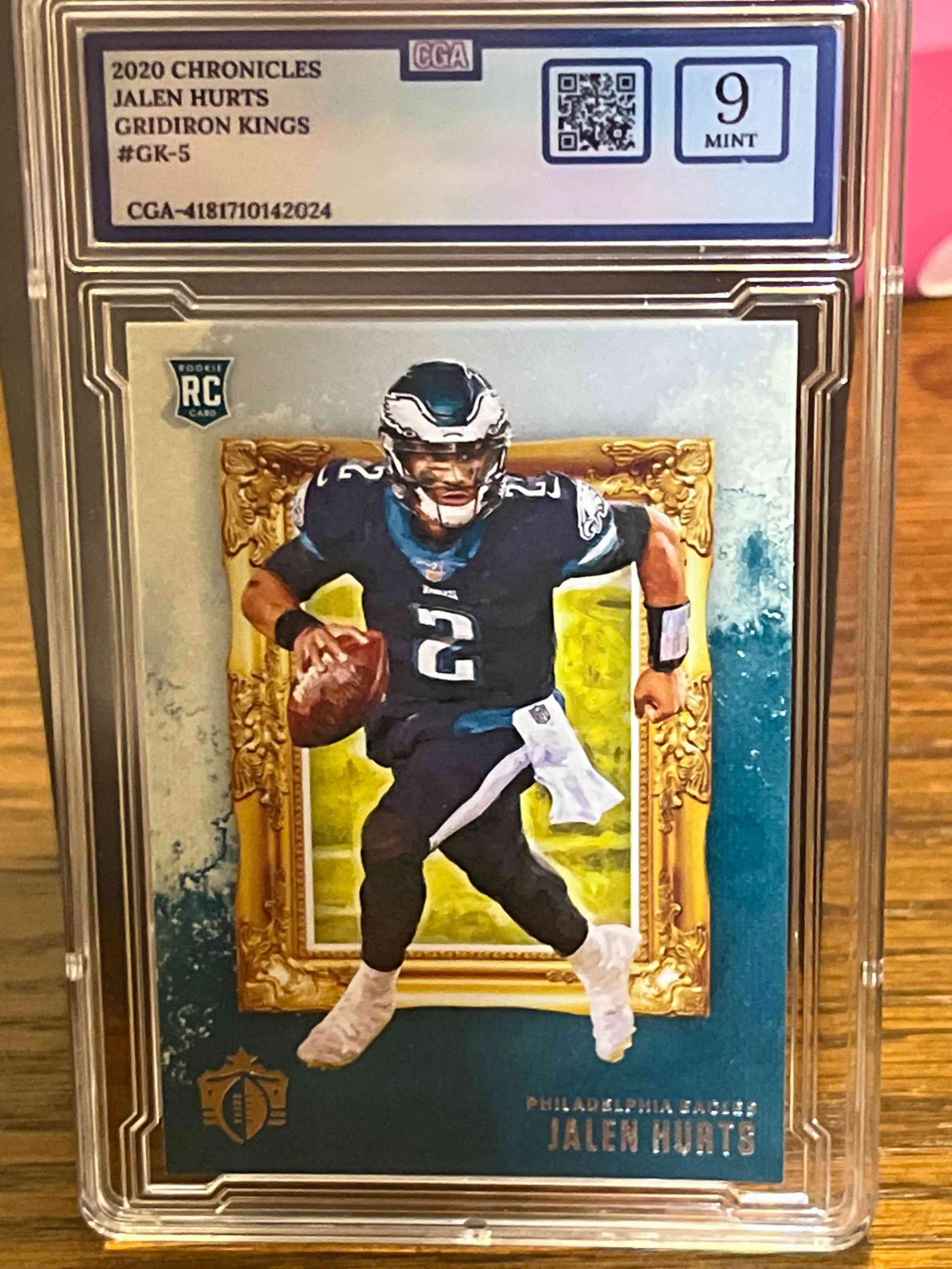 Image for 2020 panini chronicles gridiron kings pink #gk-5 jalen hurts rookie card