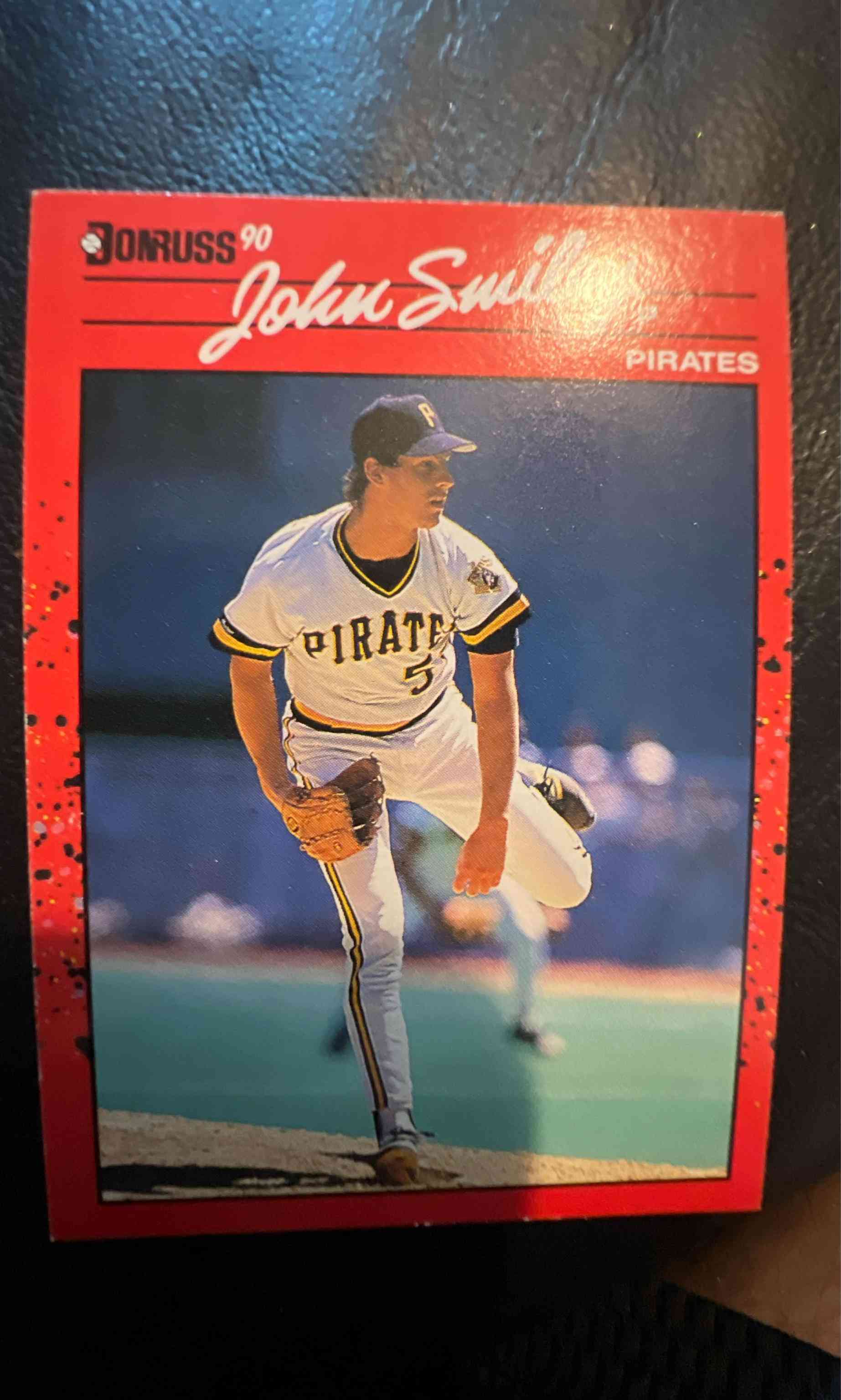 Image for 1990 donruss rare aqueous test card john smiley