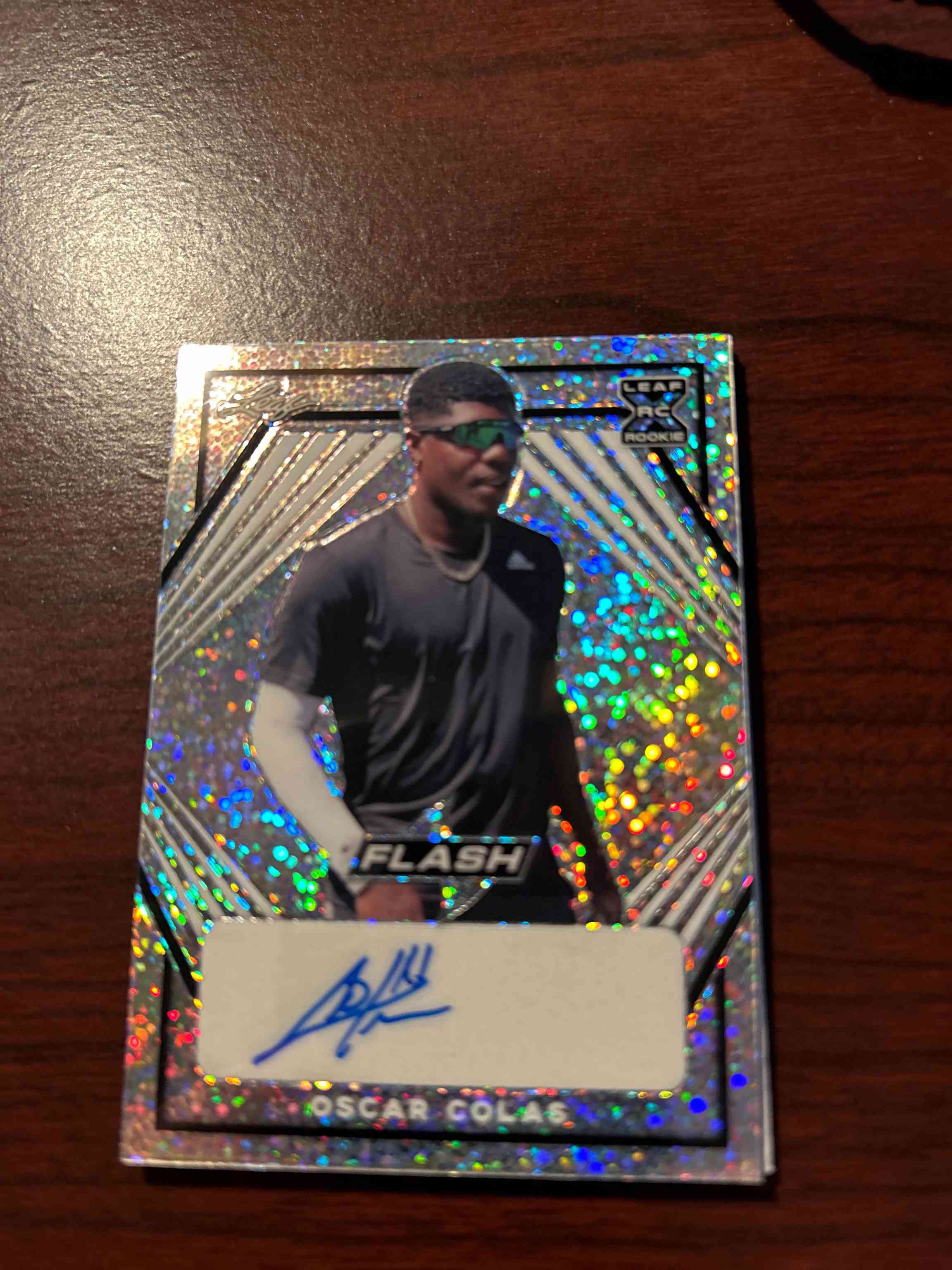 Image for 2021 leaf flash oscar colas /50 auto rc #ba-oc2