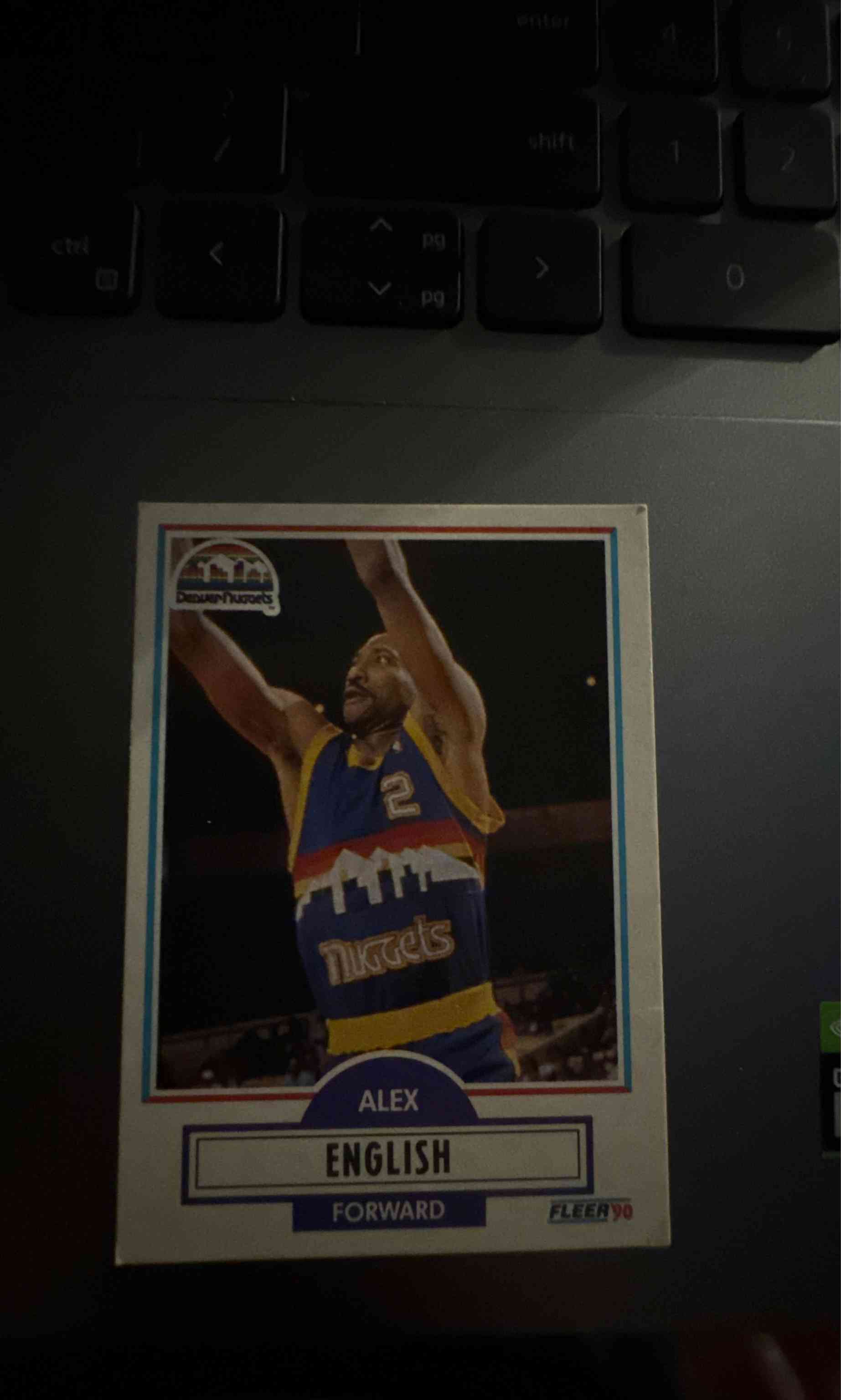 Image for 1990-91 Fleer Base Alex English #48