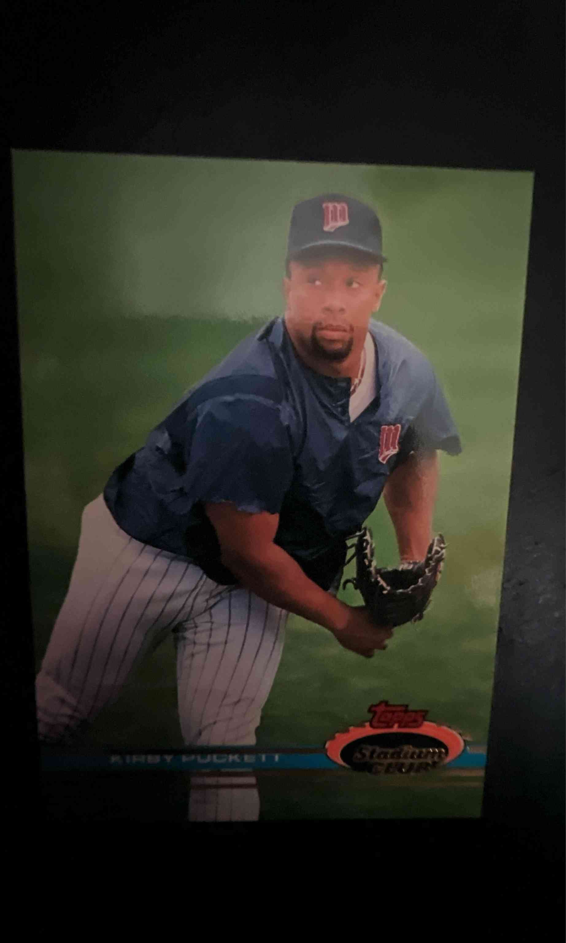 Image for 1991 Stadium Club Base Kirby Puckett #110