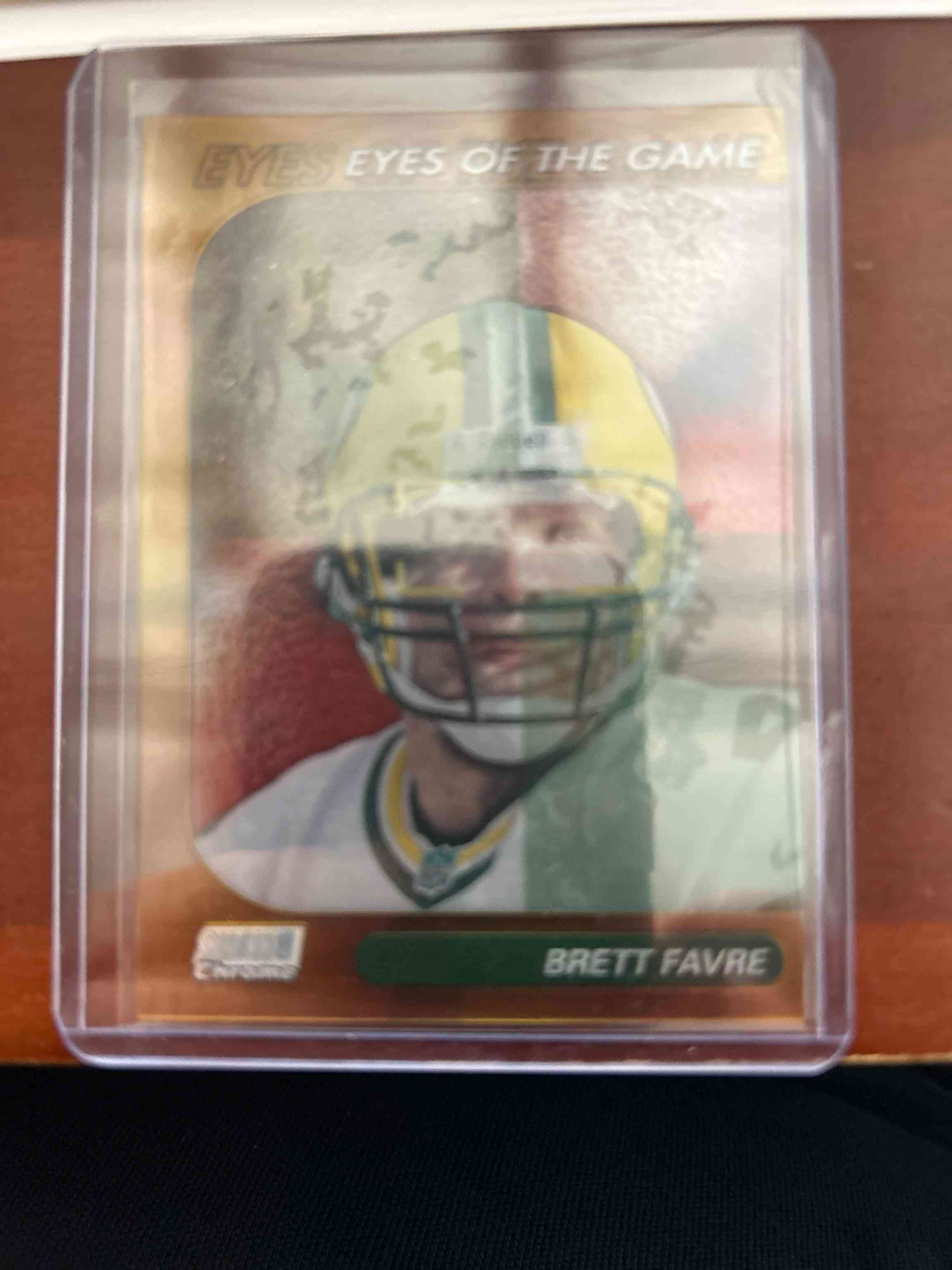 Image for 1999 stadium club chrome eyes of the game refractors brett favre #scce23