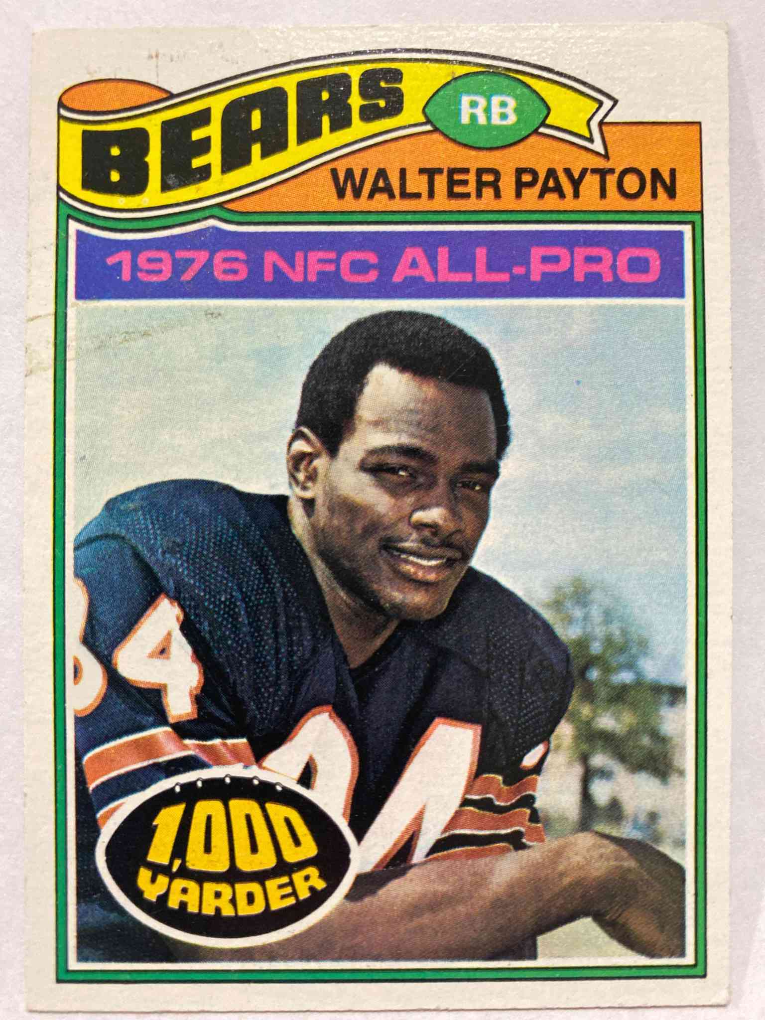 Image for 1977 Topps Base Walter Payton #360