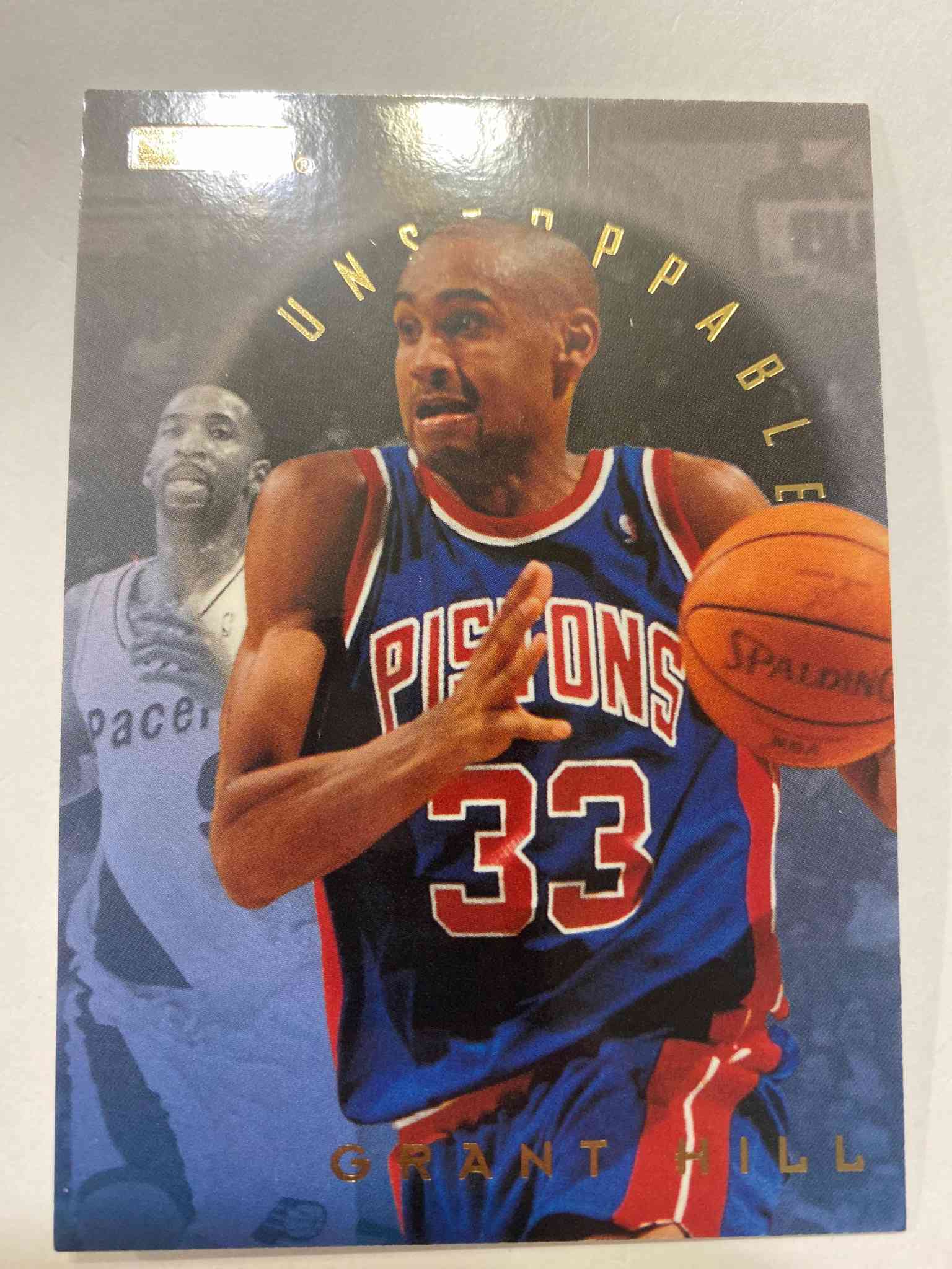 Image for 1995-96 e-xl unstoppable detroit pistons basketball card #7 grant hill