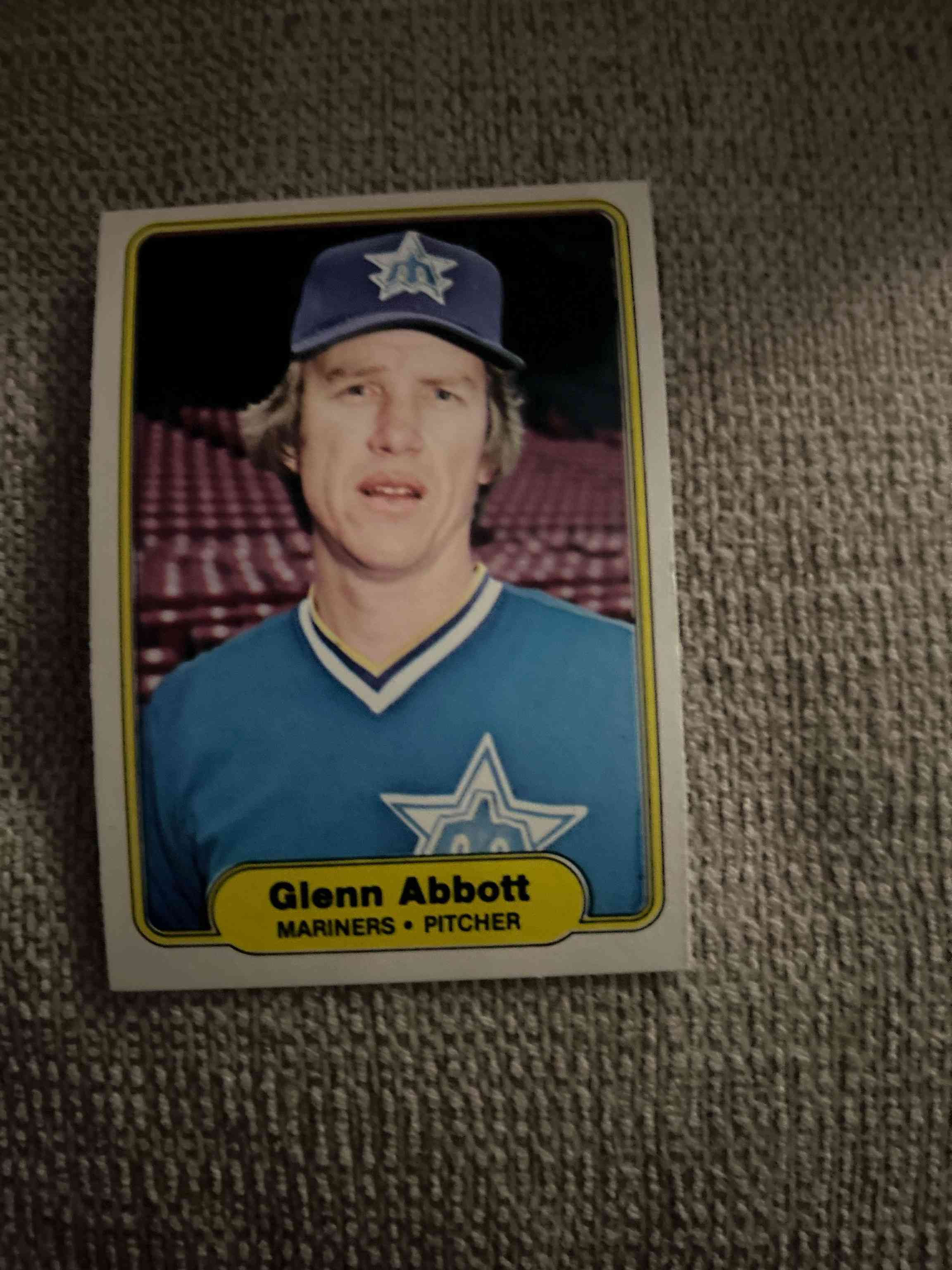 Image for 1982 Fleer Base Glenn Abbott #502