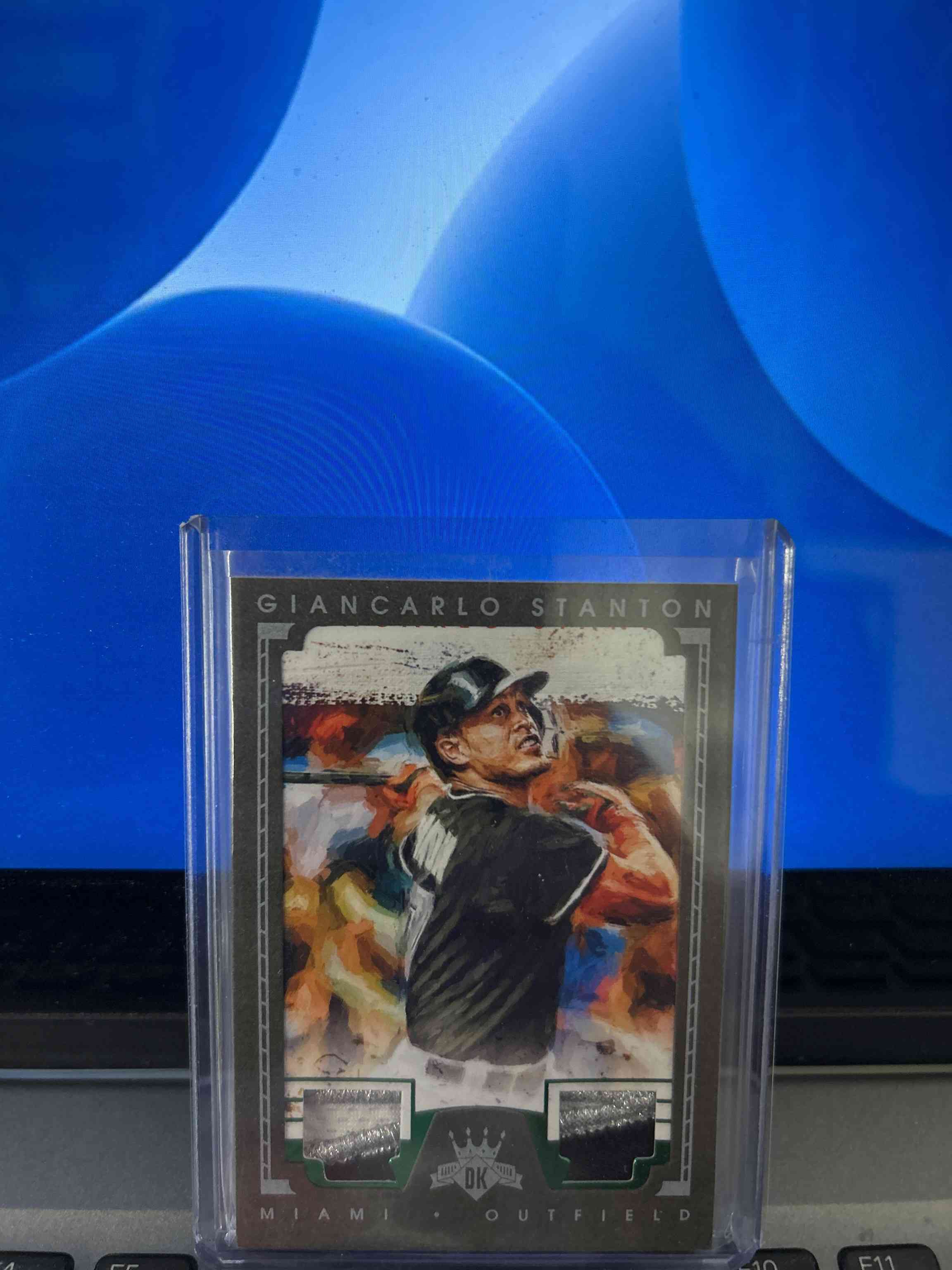 Image for giancarlo stanton miami 2016 diamond kings dual patch 1/1 #dkm-gs