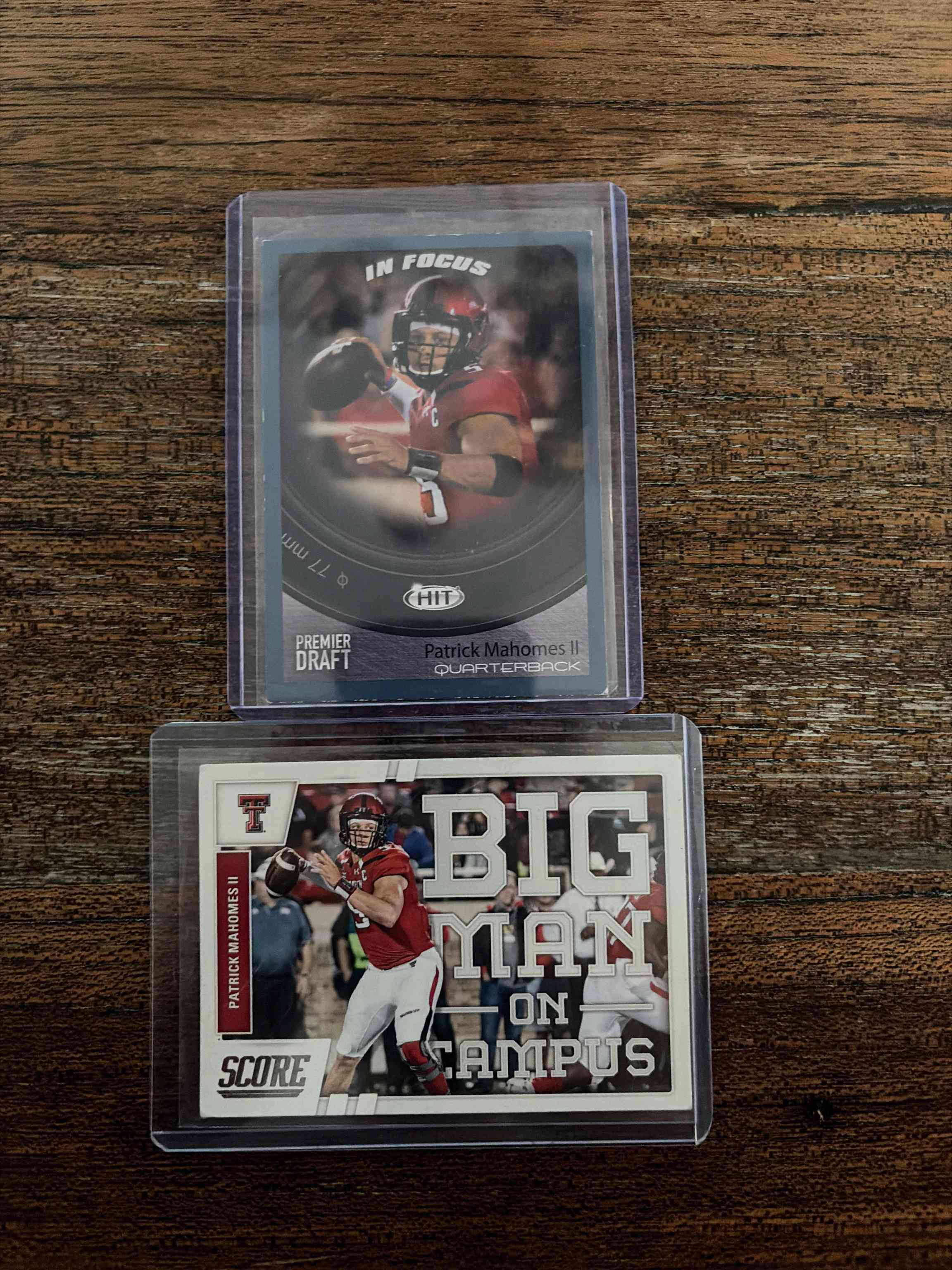 Image for 2017 panini score patrick mahomes #6 rookie card hga 9.5 mint+ chiefs