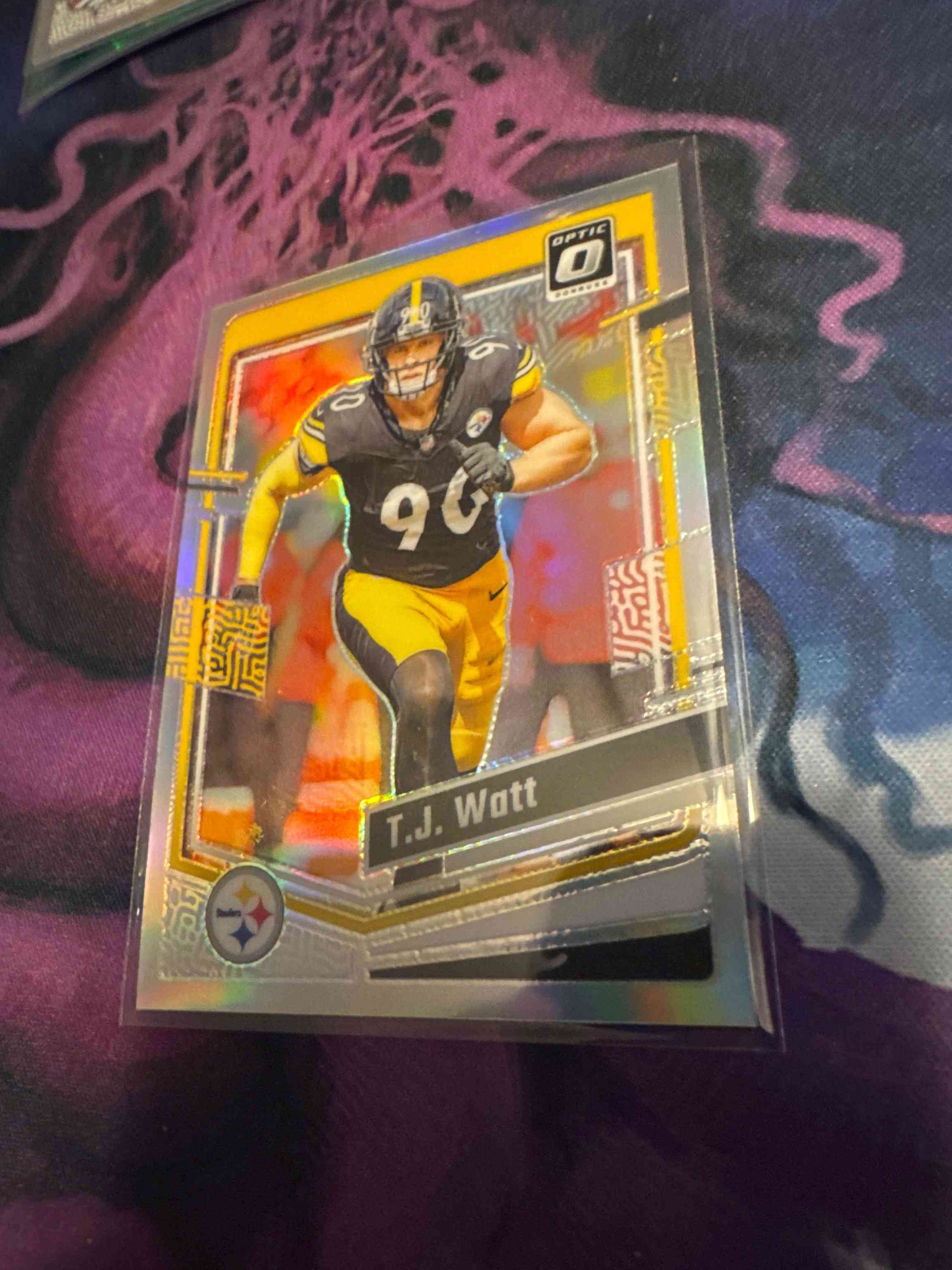 Image for 2023 donruss optic holo silver tj watt #166