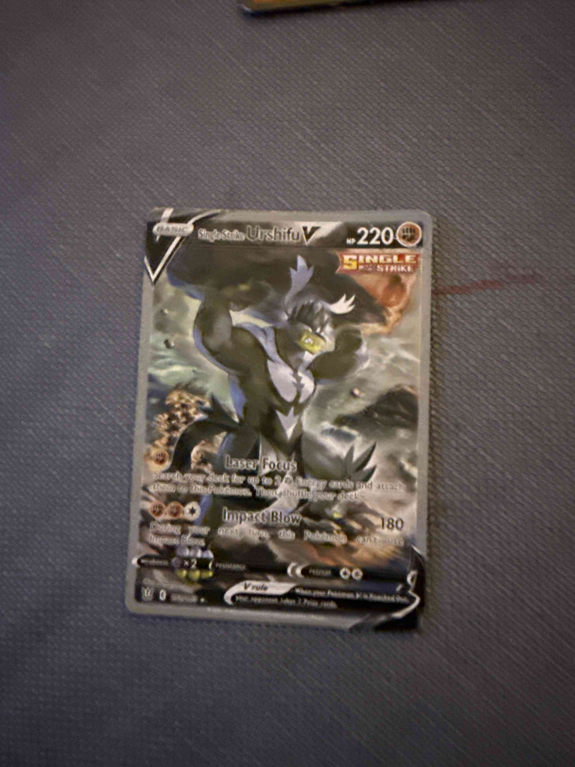 Image for Single Strike Urshifu V Battle Styles Rare Ultra Pokémon