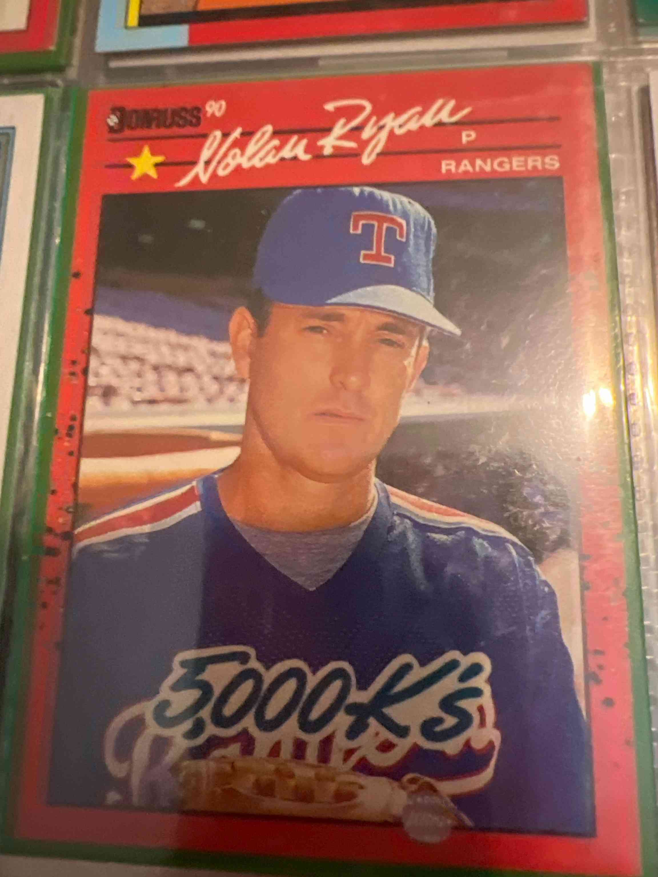 Image for 1990 donruss #659 nolan ryan error king of king back psa 10 (pop 28)