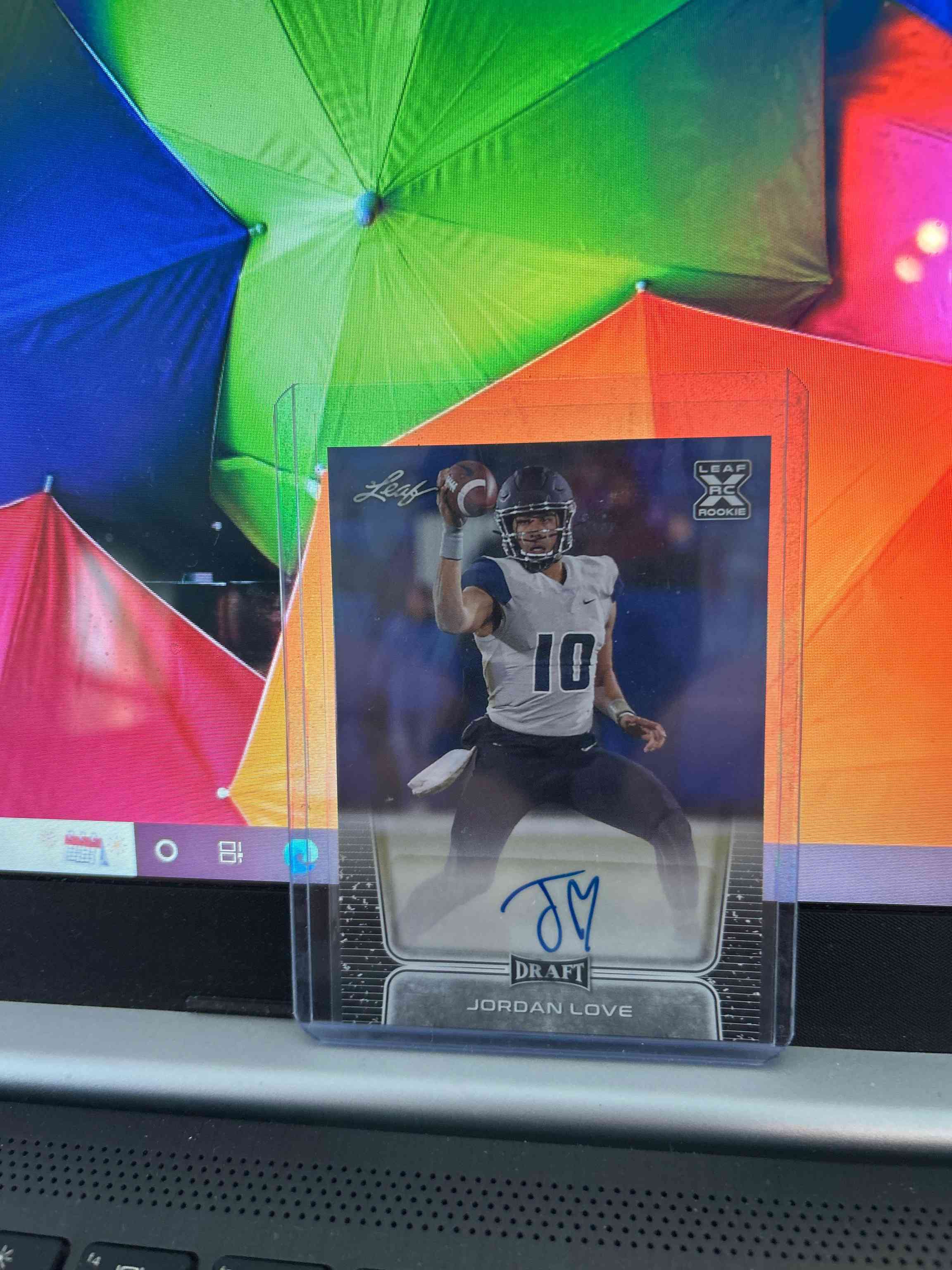 Image for 2020 leaf draft - #11 jordan love (rc) auto