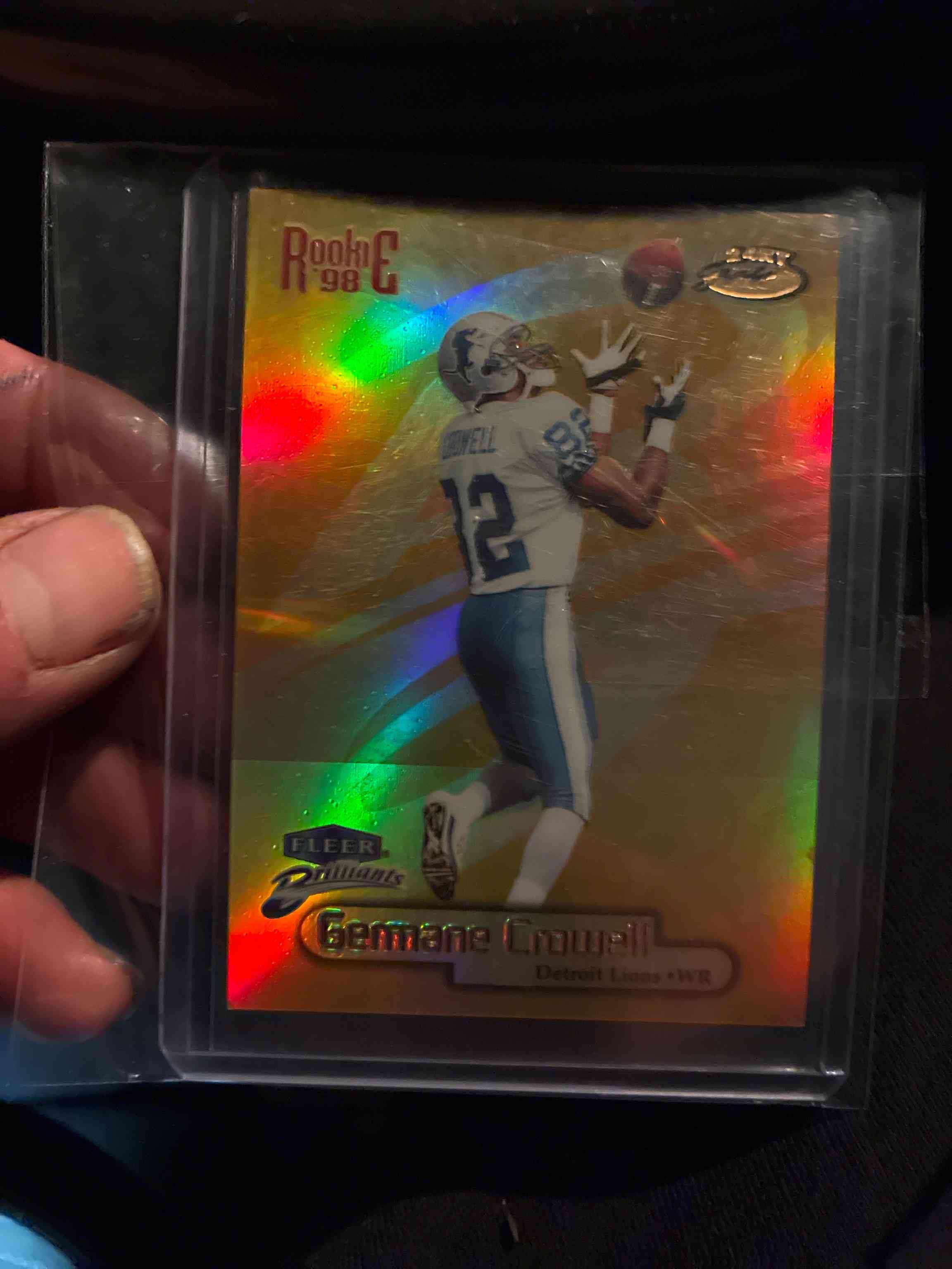 Image for 1998 fleer brilliants gold crowell 126tg 21/24