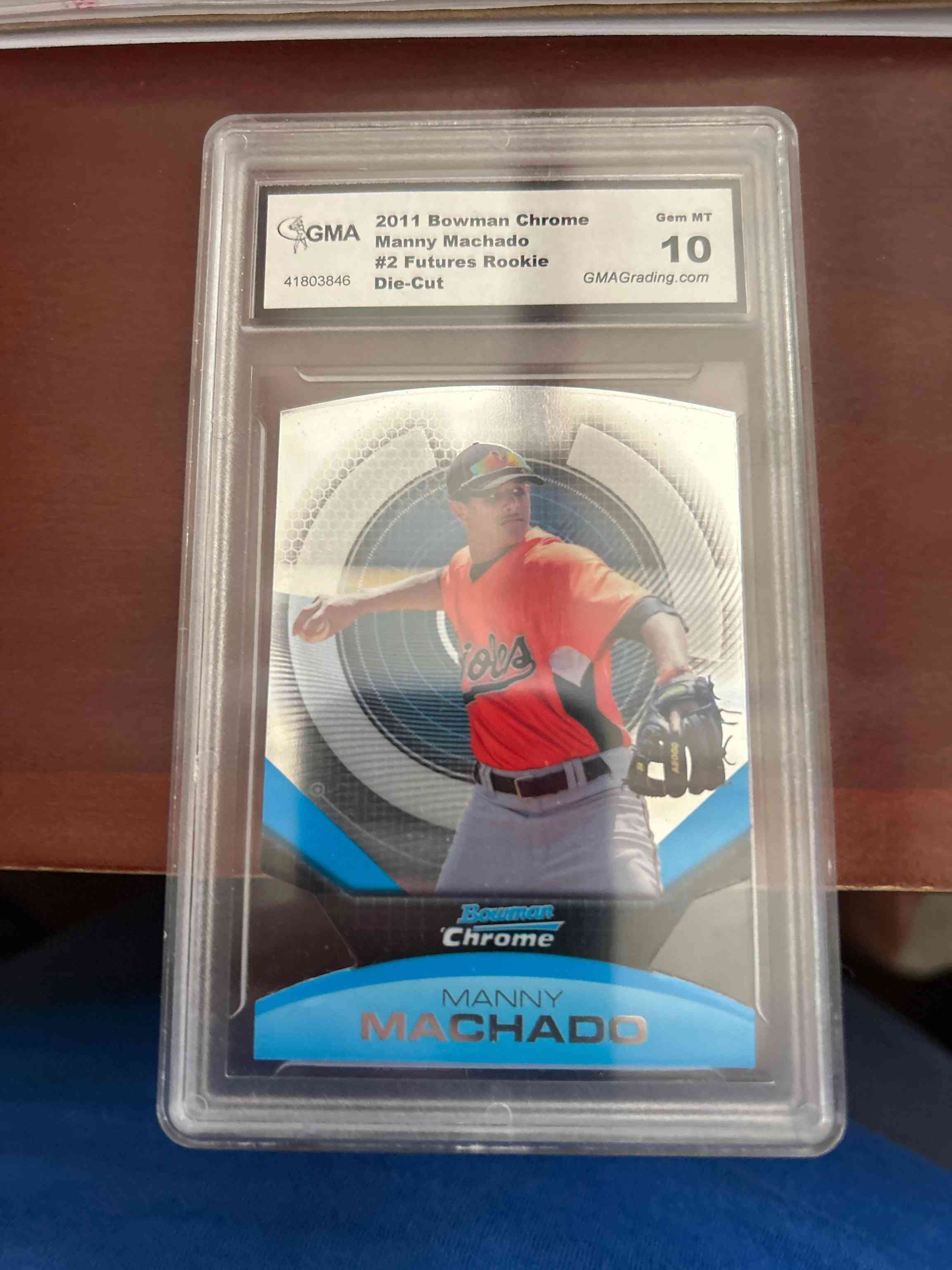 Image for 2011 Bowman Chrome Futures Future-Fractors Manny Machado #2