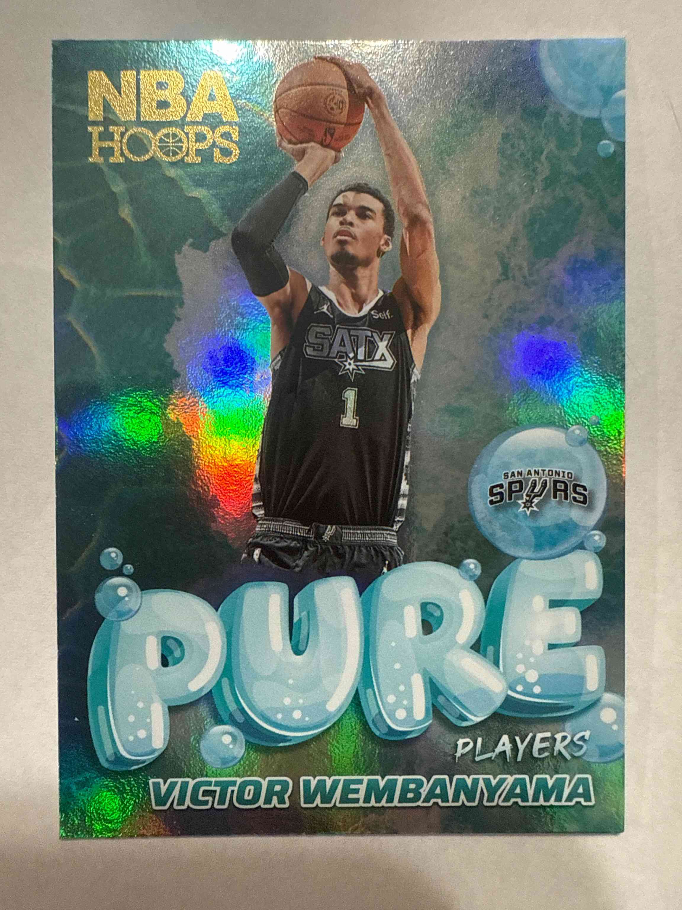Image for 2024-25 hoops pure players victor wembanyama