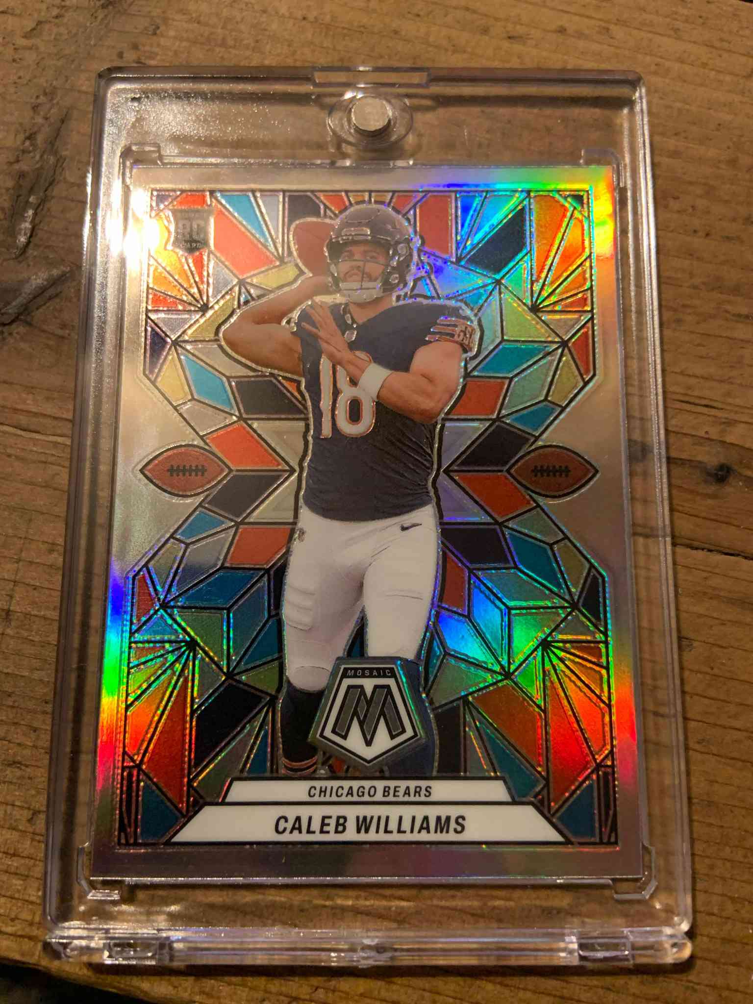 Image for 2024 mosaic stained glass silver caleb williams