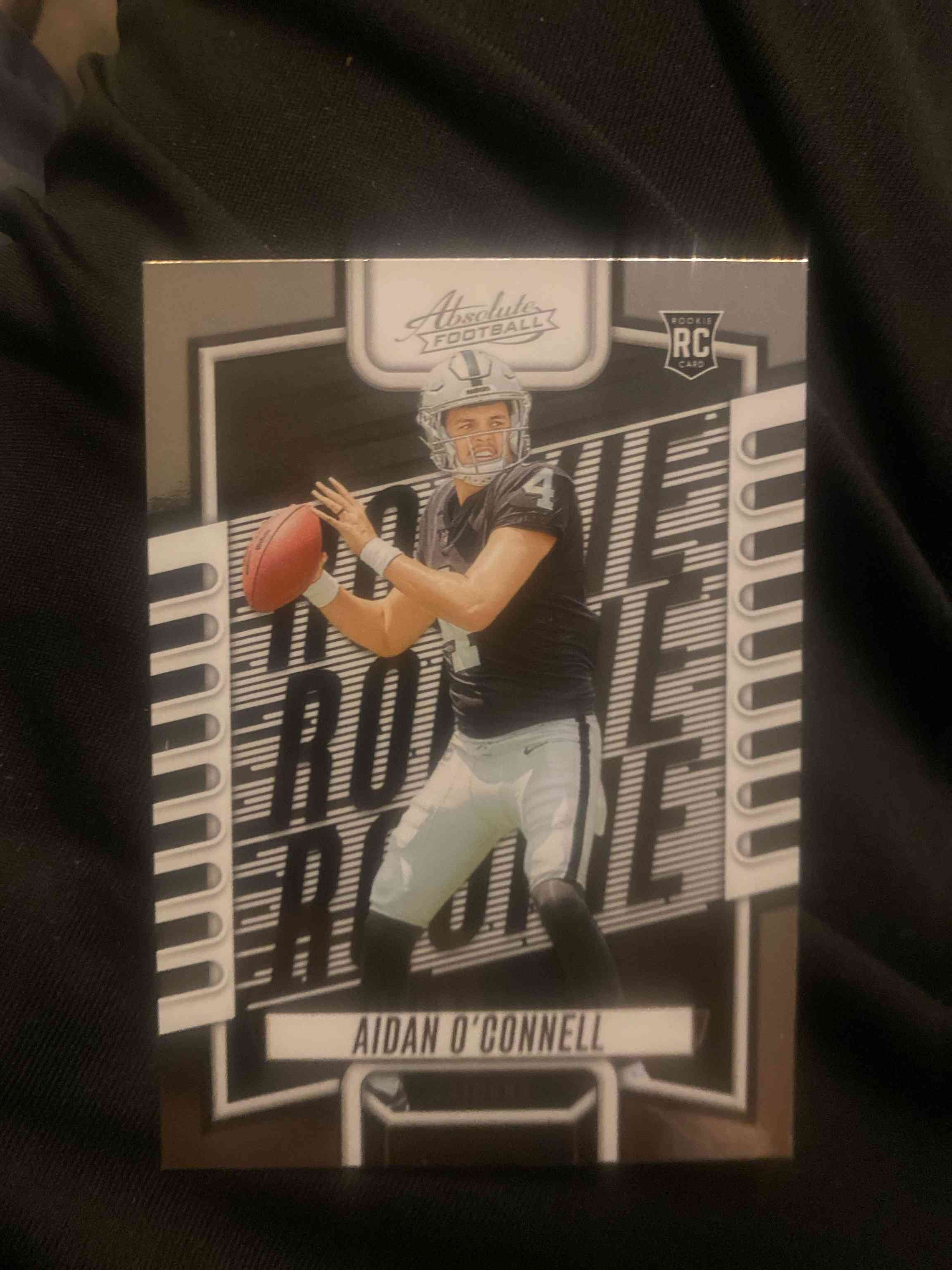 Image for aidan o’connell rc 2023 panini absolute las vegas raiders no. 138 base