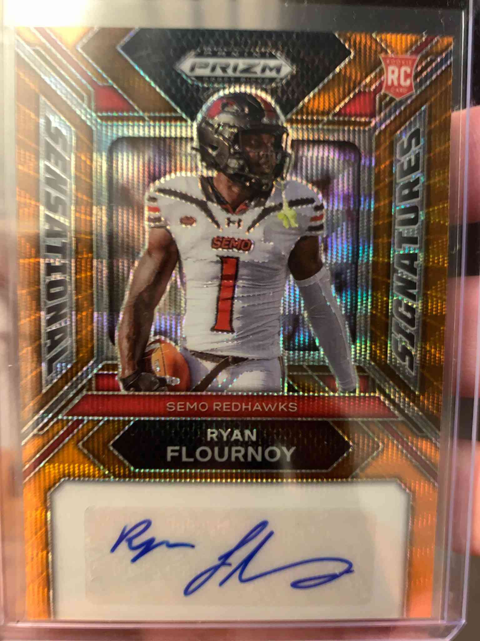 Image for 2024 auto orange wave ryan flournoy /75