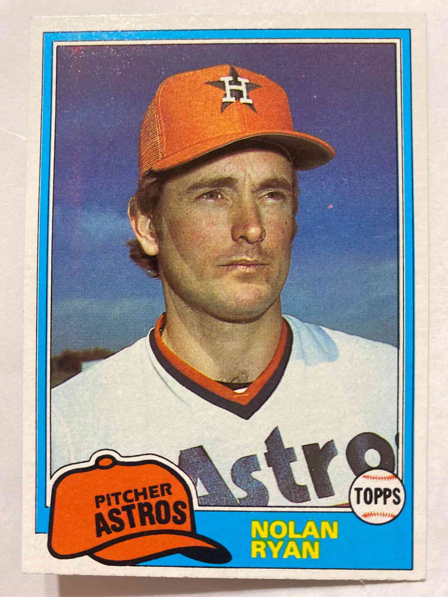 Image for 1981 topps nolan ryan astros variation ssp bs1