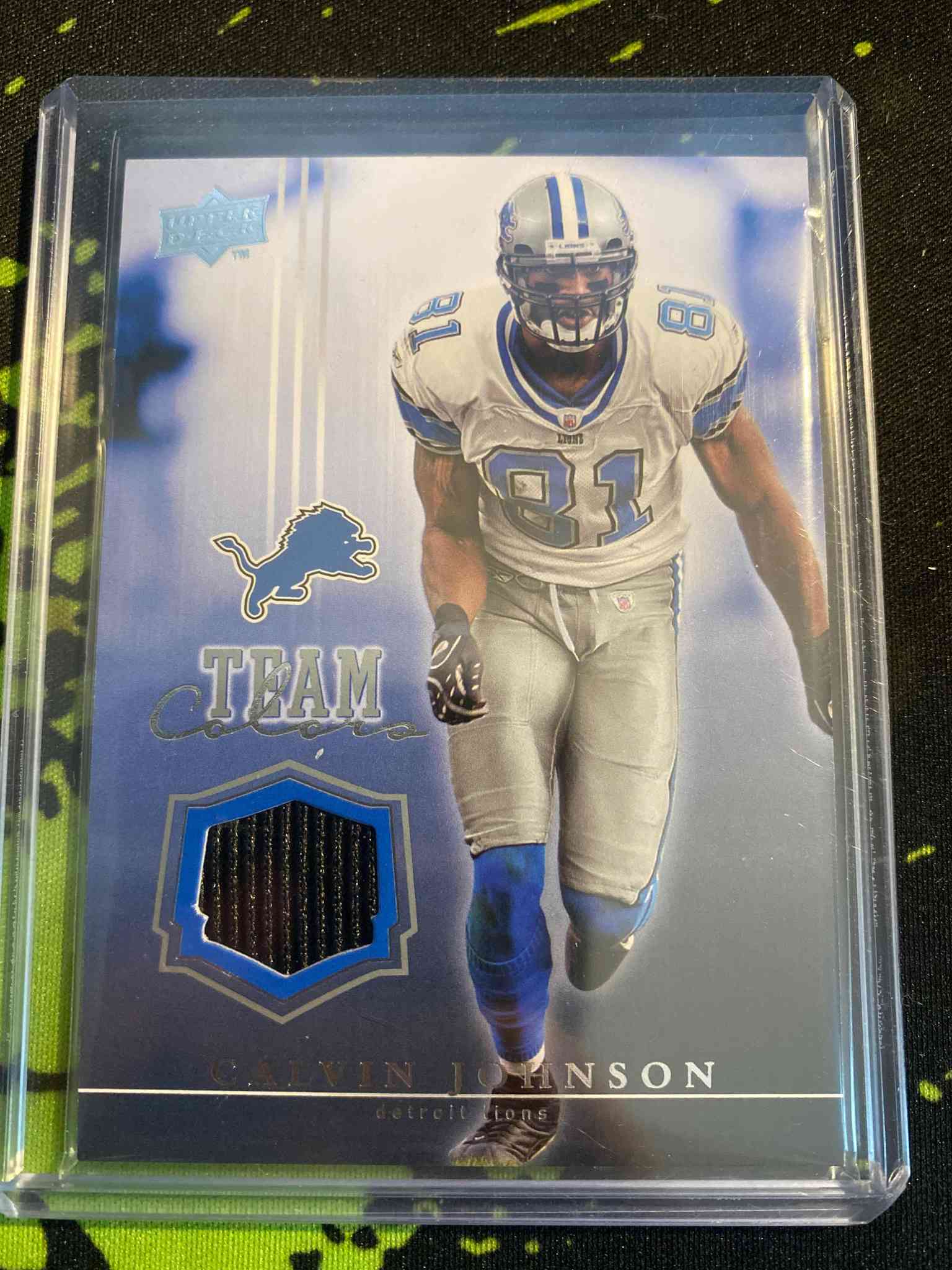 Image for calvin johnson 2008 upper deck team colors