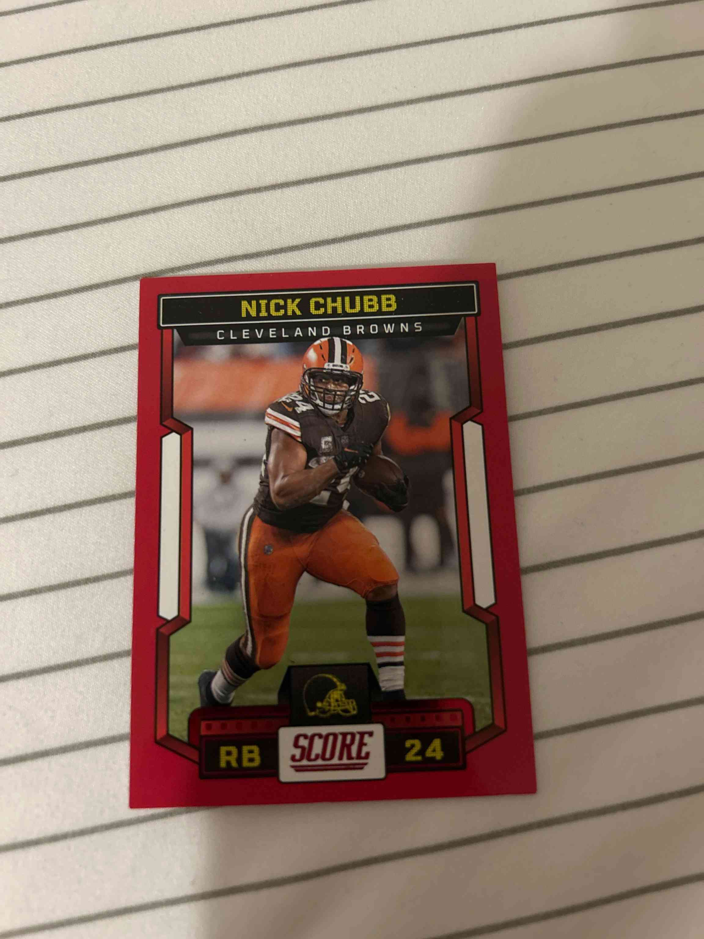 Image for nick chubb 2023 revolution score red georgia 2022 mvp green photogenic browns