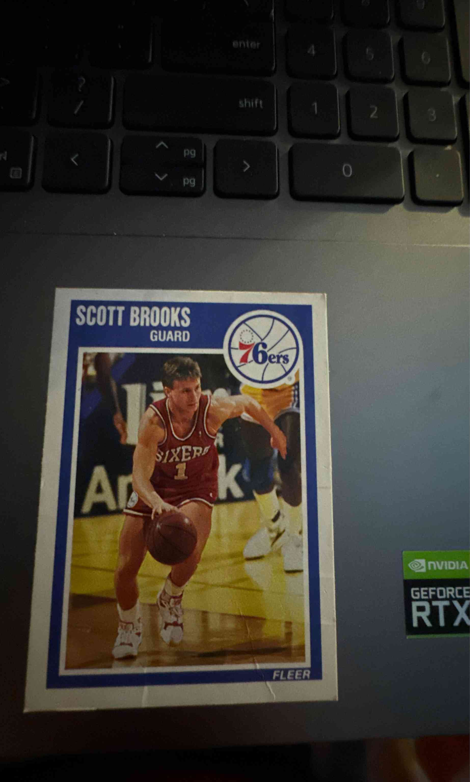 Image for 1989 fleer basketball scott brooks #114 psa 10 gem mint
