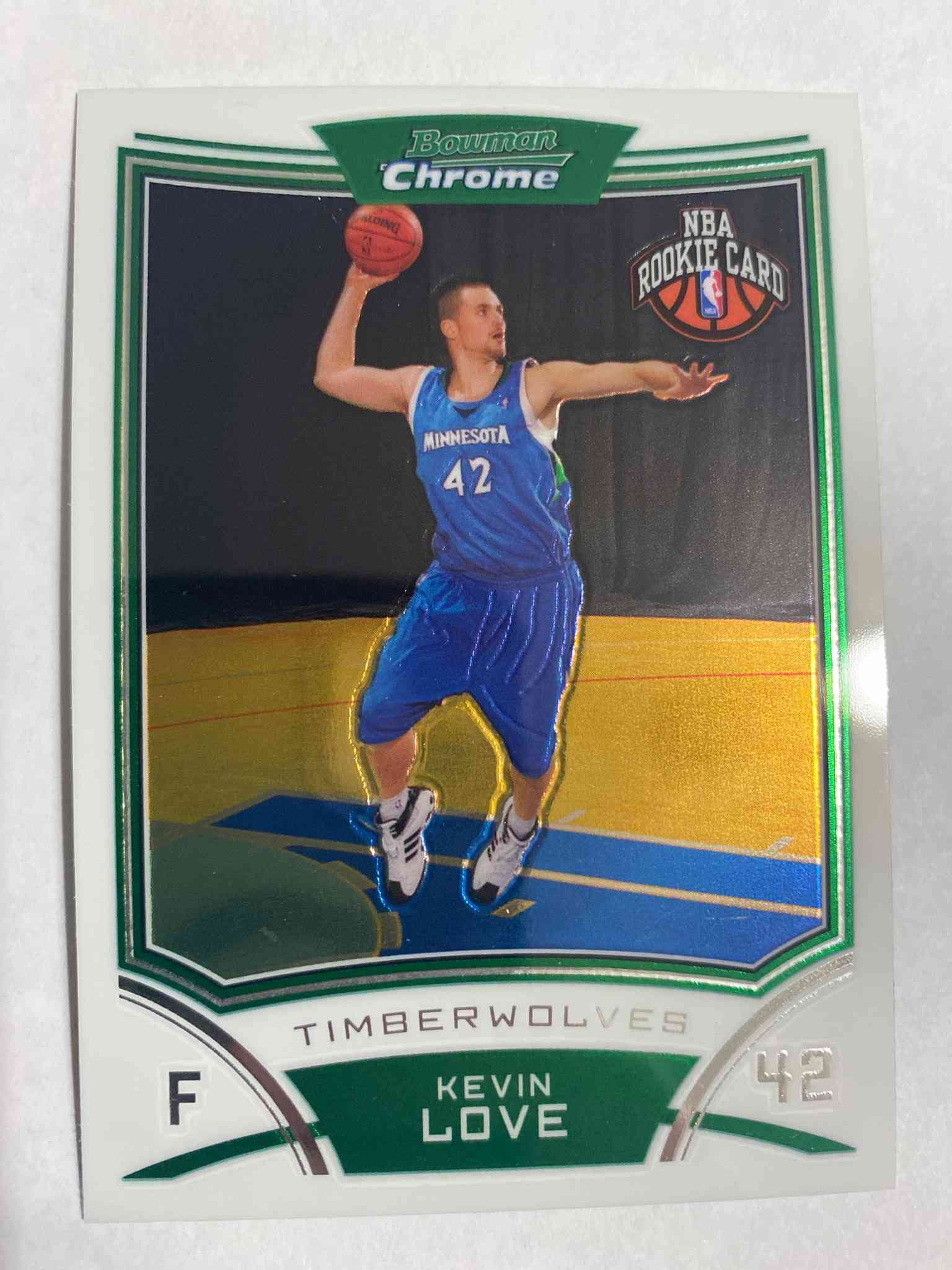 Image for 2008-09 bowman chrome - kevin love - rookie #115 timberwolves sp rc cavs legend