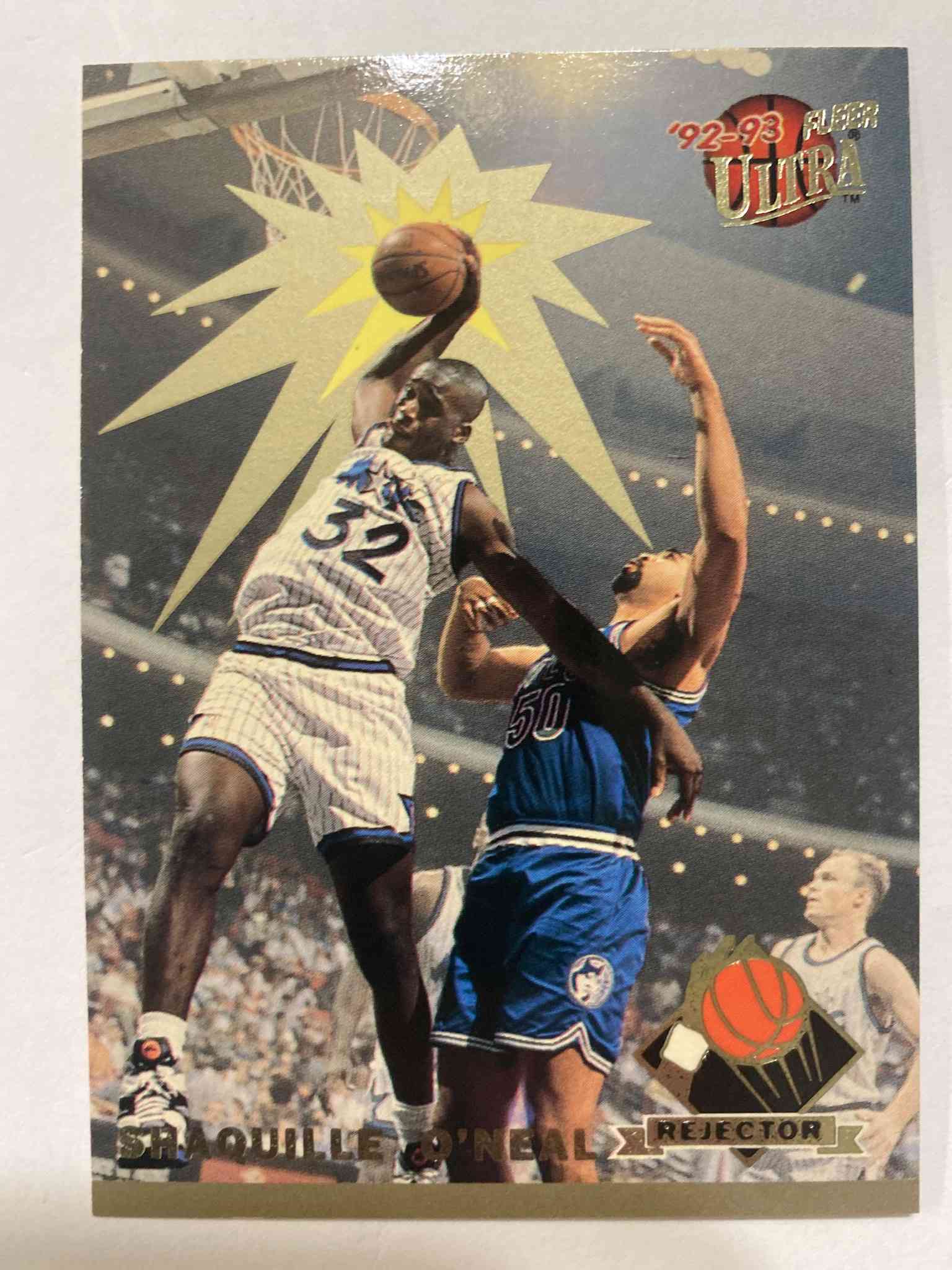 Image for shaquille o'neal 1992-93 fleer ultra rejector #4 orlando magic la lakers