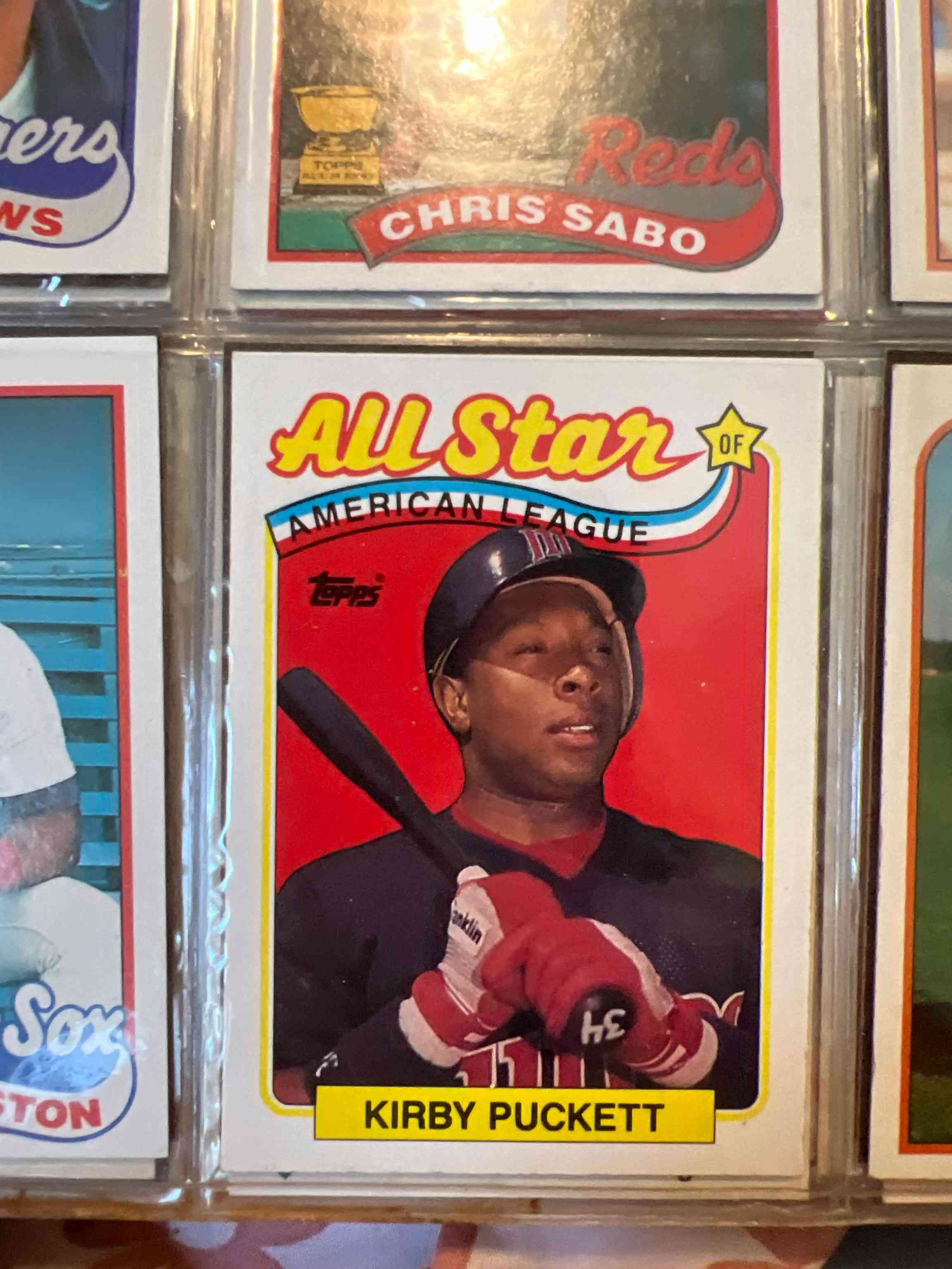 Image for ct41) 1989 topps tiffany kirby puckett all star american league minnesota twins