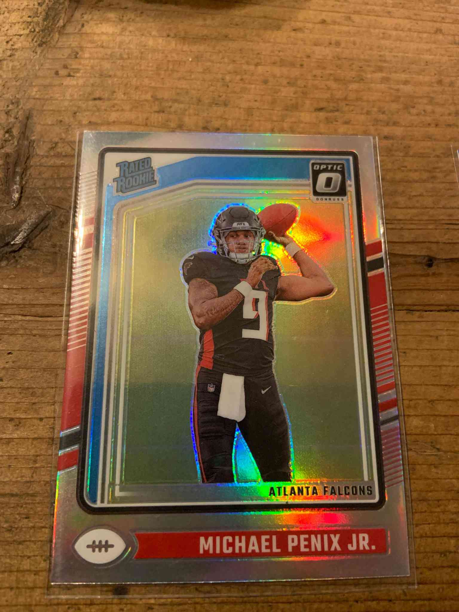 Image for 2024 donruss optic rated rookie silver michael penix jr #279