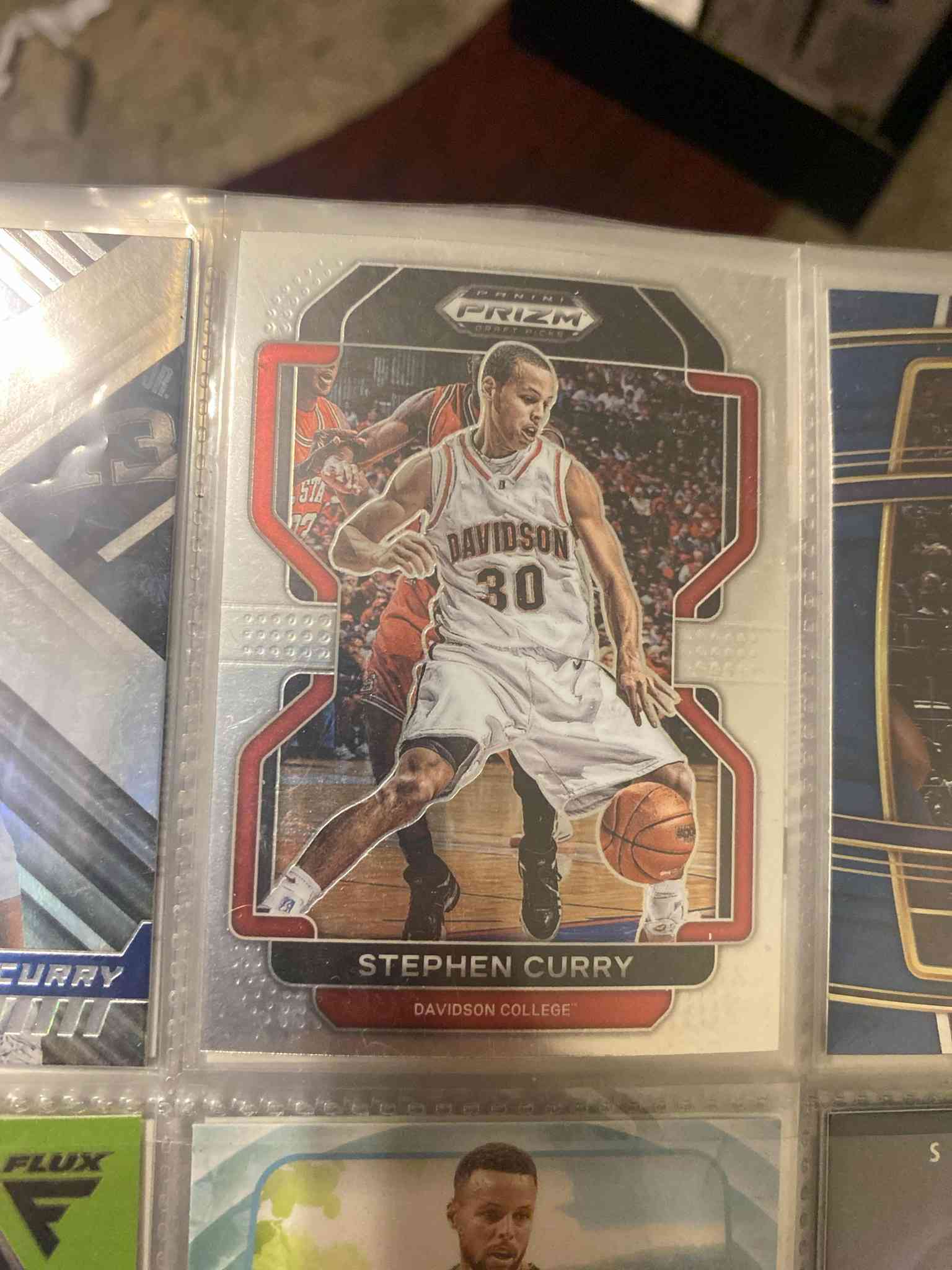 Image for 2022-23 panini prizm draft picks basketball silver #45 stephen curry
