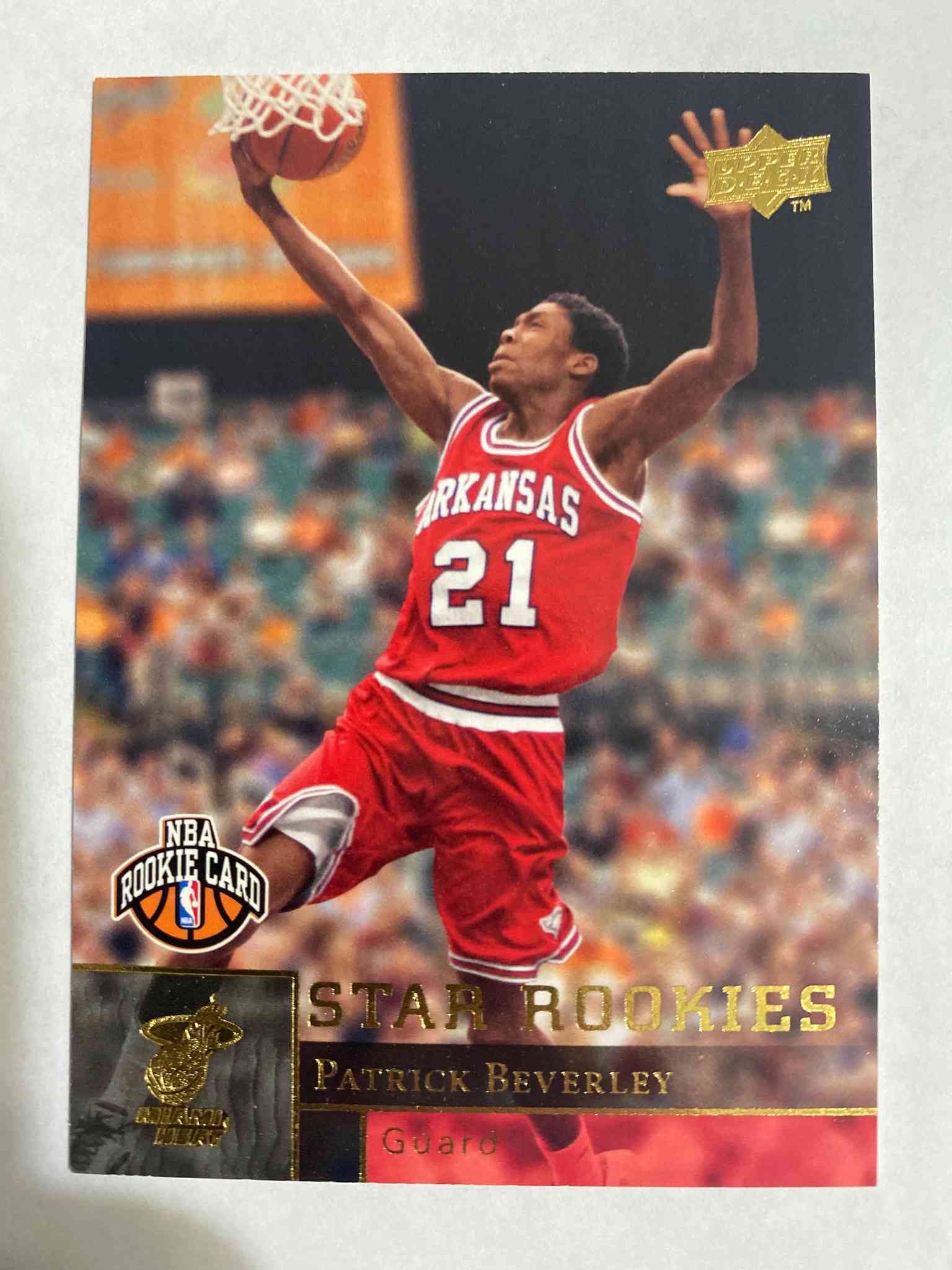 Image for 2009-10 upper deck basketball gold lettering # 211 patrick beverley rc