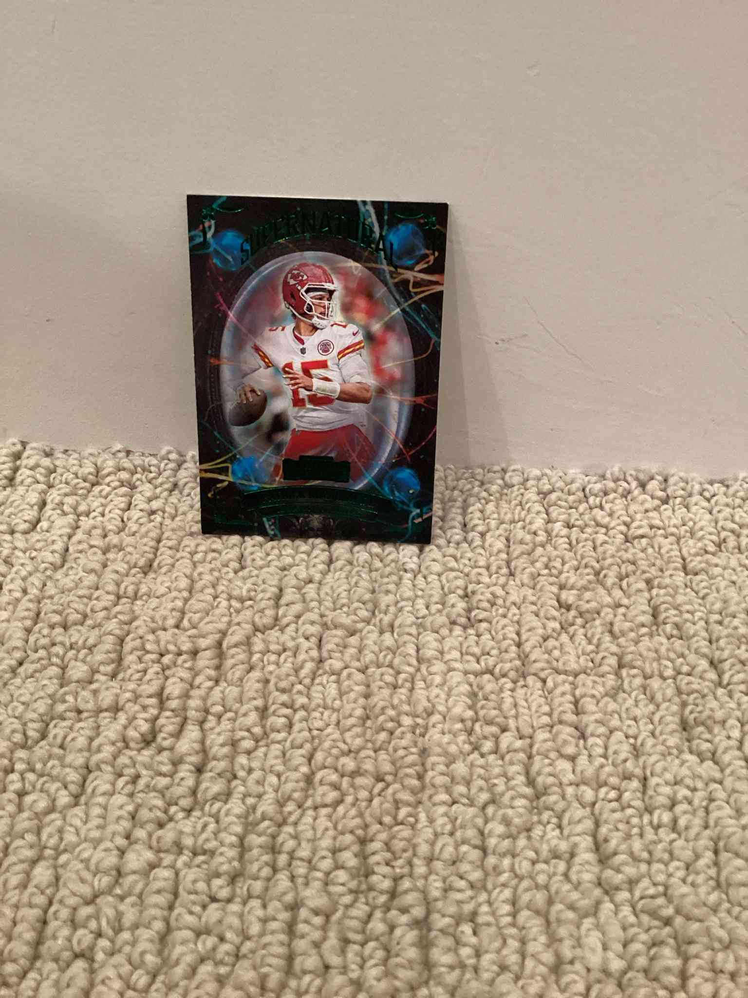 Image for PATRICK MAHOMES 2022 Panini Contenders Supernatural EMERALD Kansas City Chiefs