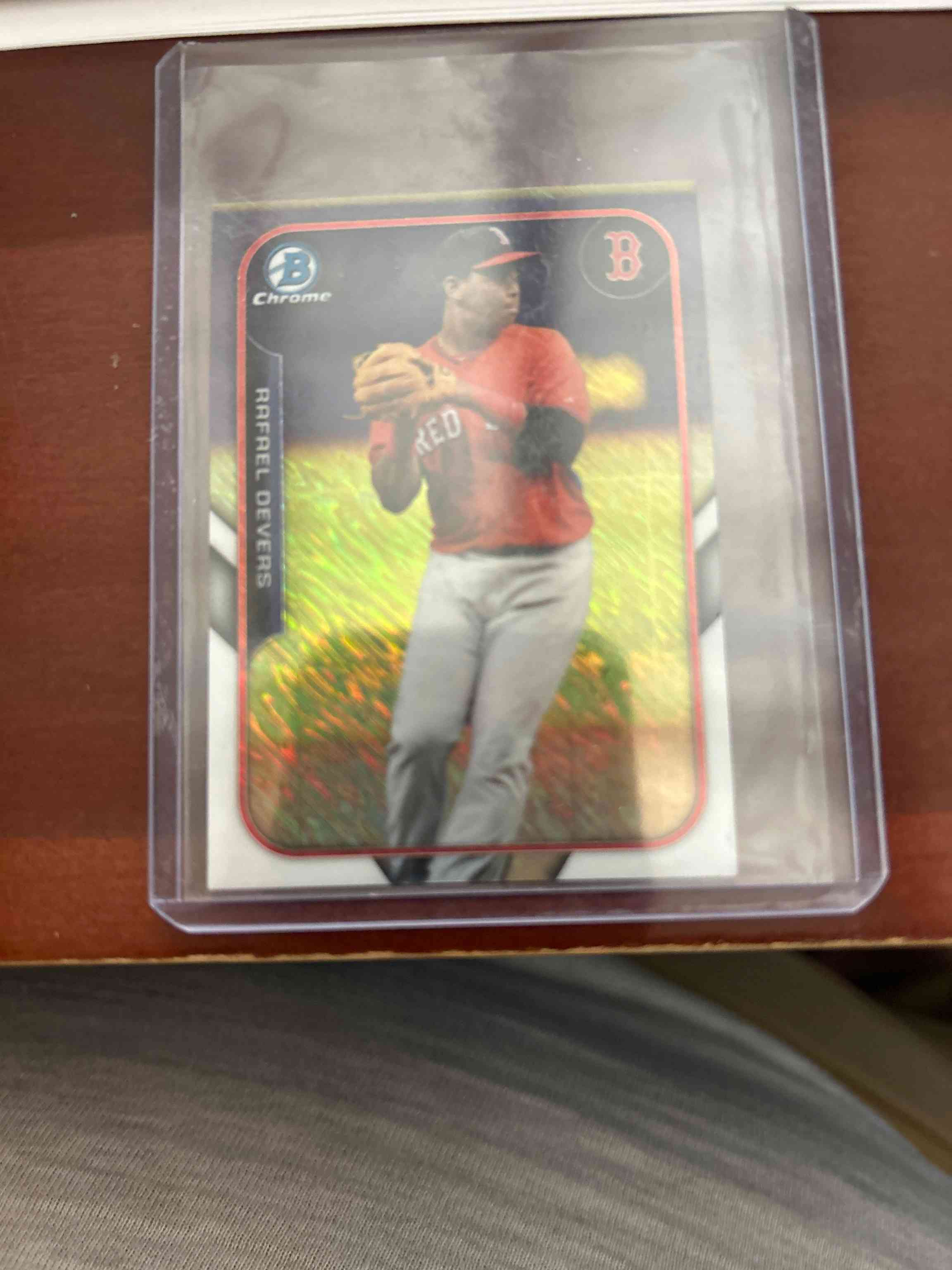 Image for 2015 mini bowman chrome refractor rafael devers #ffm-rd