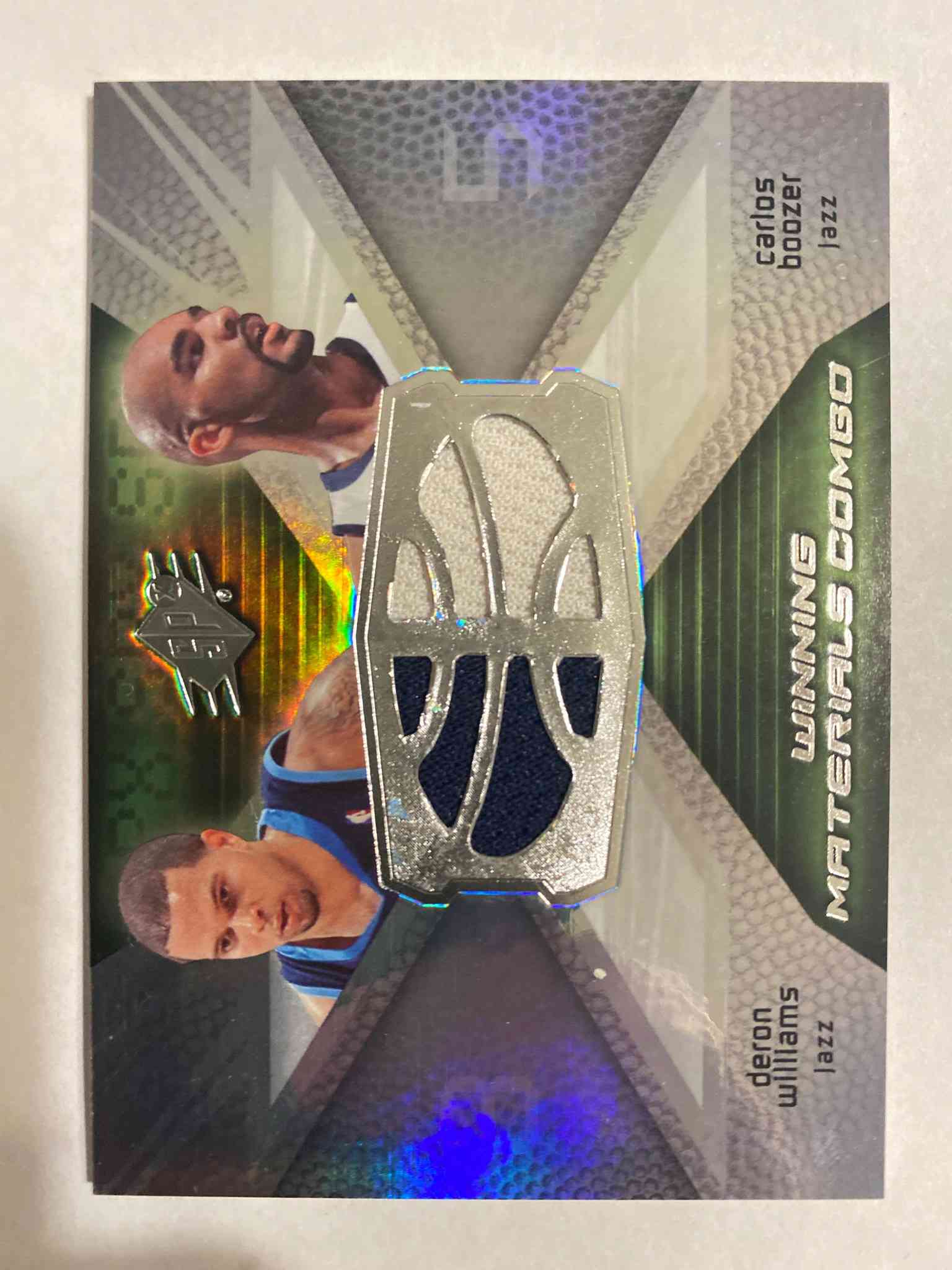 Image for 2008-09 SPx Winning Materials Combos Deron Williams Carlos Boozer #WMC-BW