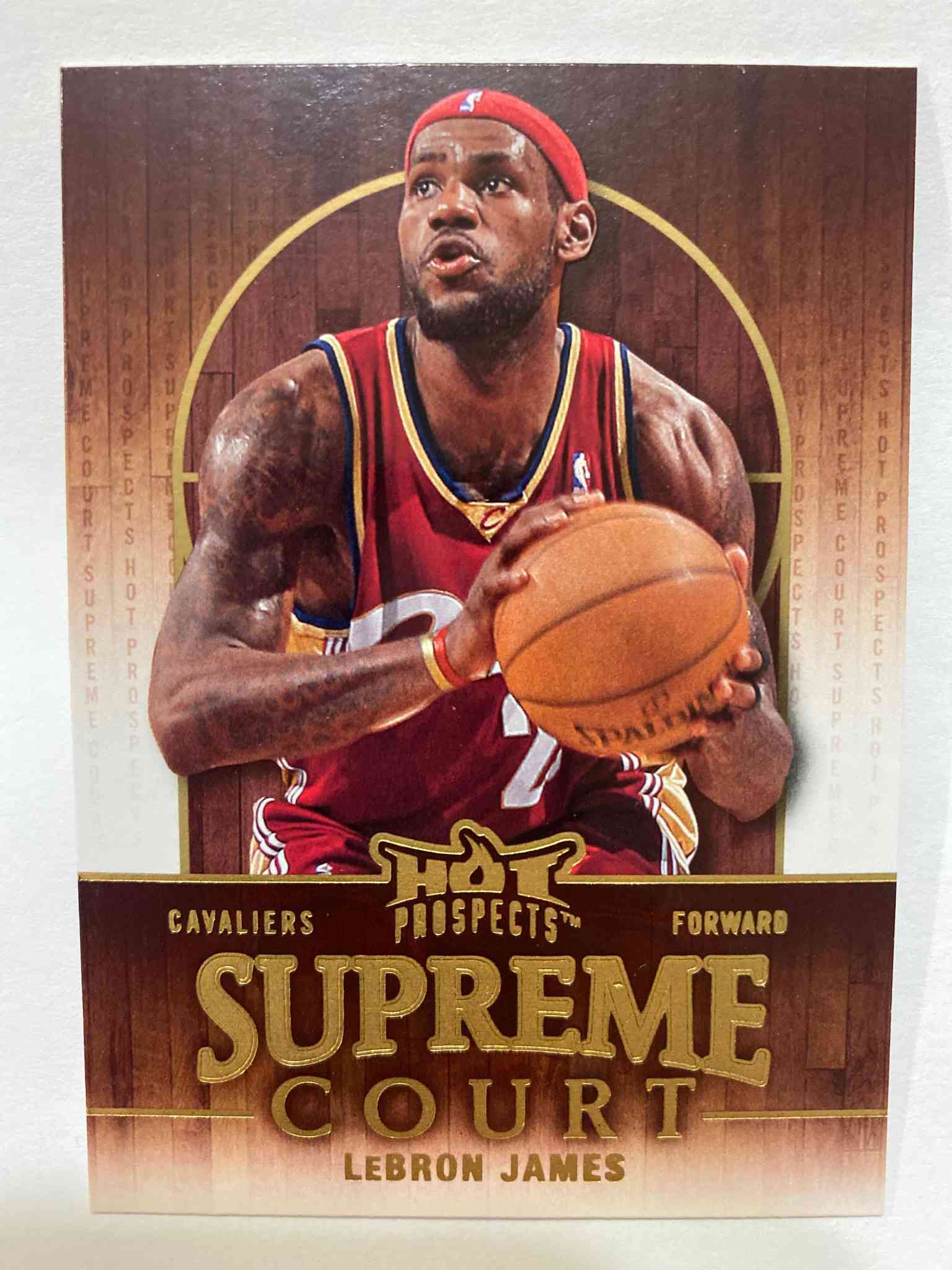 Image for 2008-09 fleer hot prospects supreme courts #sc4 lebron james cleveland cavaliers