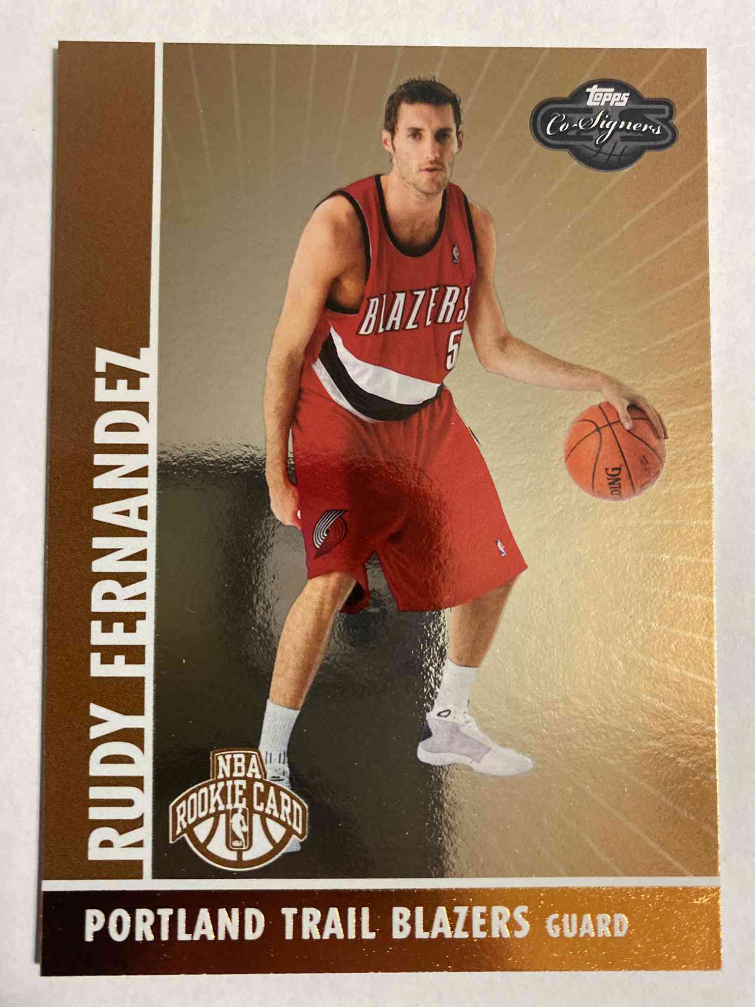 Image for 2008-09 Topps Co-Signers Bronze Rudy Fernandez #137 /299
