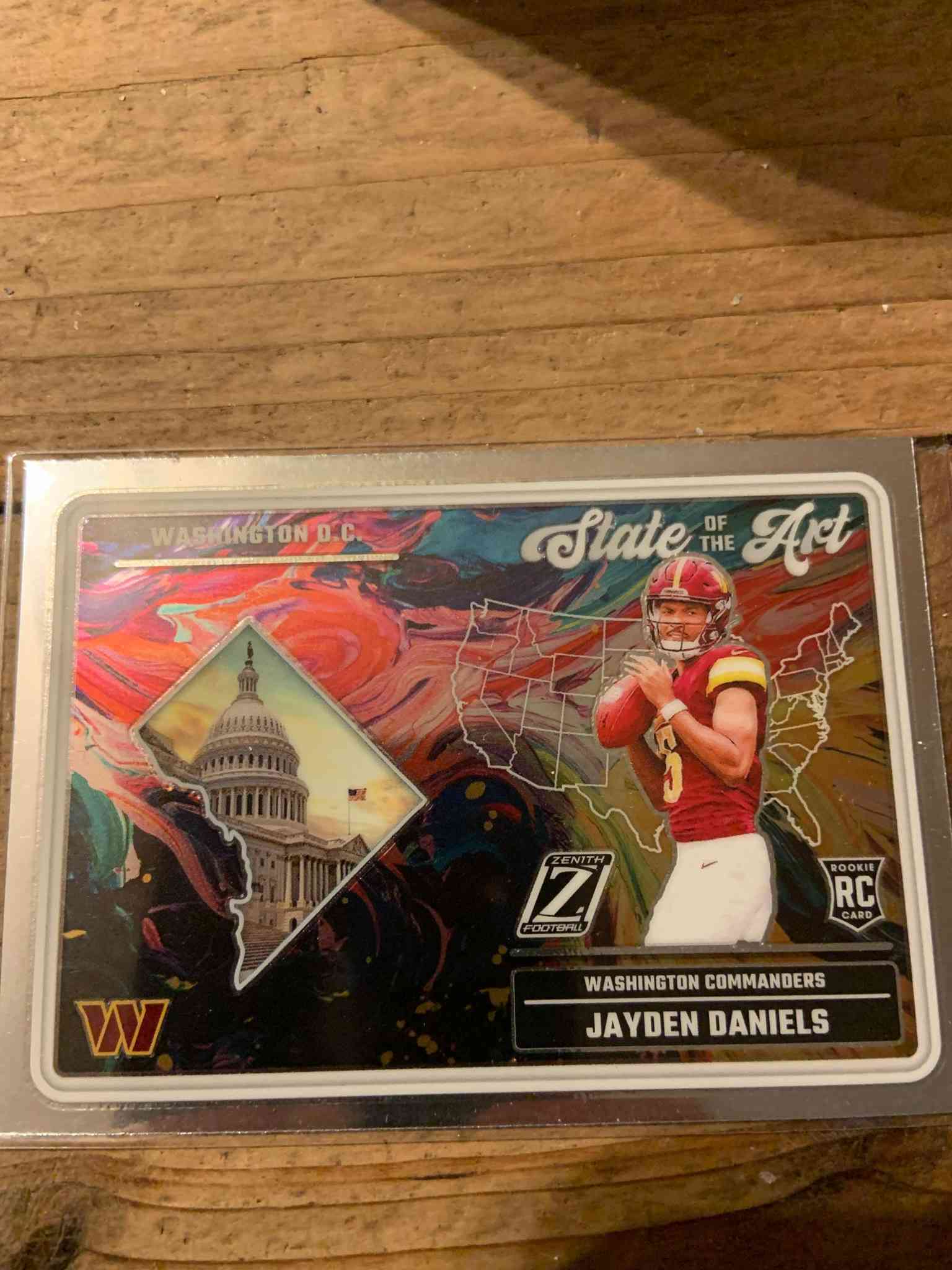 Image for 2024 panini zenith state of the art jayden daniels #19