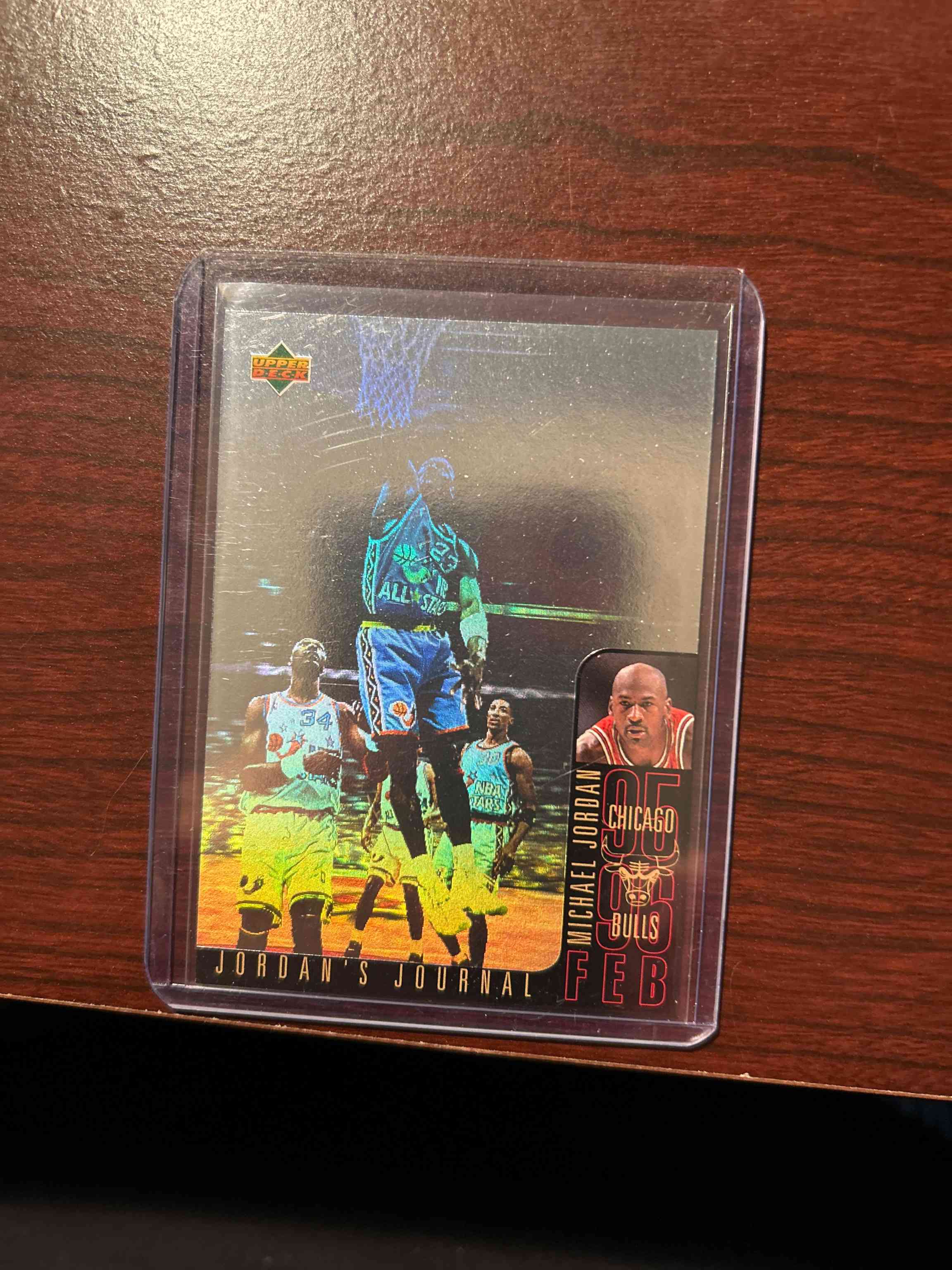 Image for 1996-97 collector's choice "michael jordan" j4 jordan's journal hologram bulls!