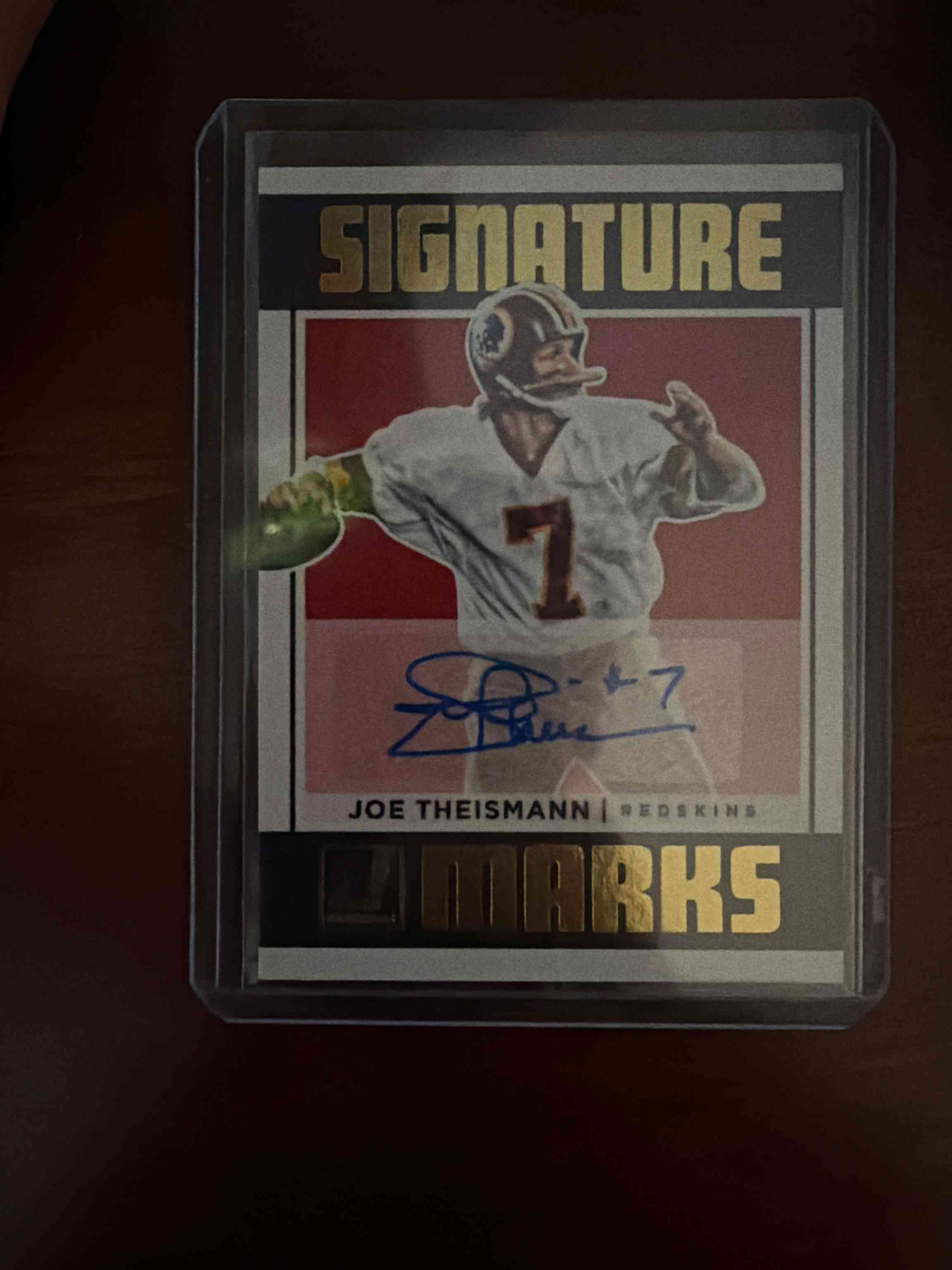 Image for 2018 panini donruss signature marks joe theismann #sm-jt auto