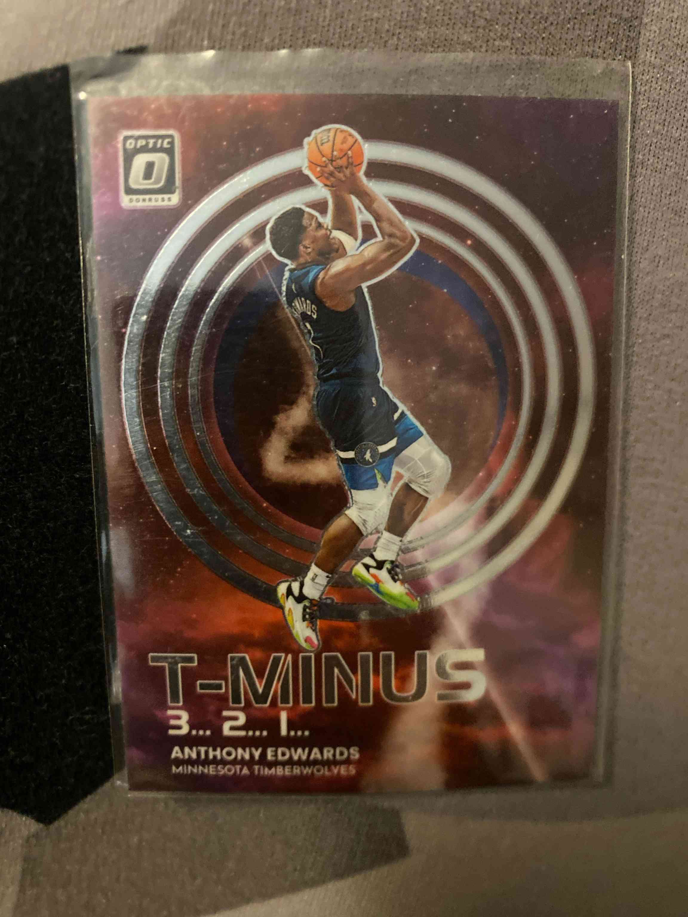 Image for 2022-23 panini donruss optic t-minus 3,2,1 #11 anthony edwards 📈🔥