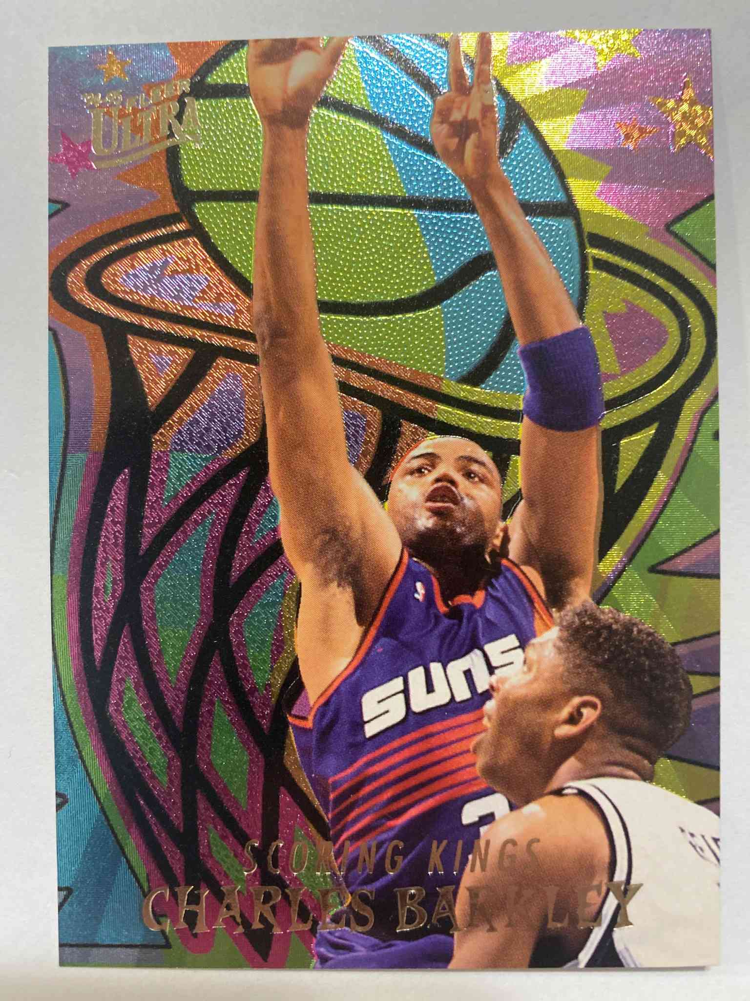 Image for 1994-95 fleer ultra charles barkley scoring kings #1 insert suns rare card