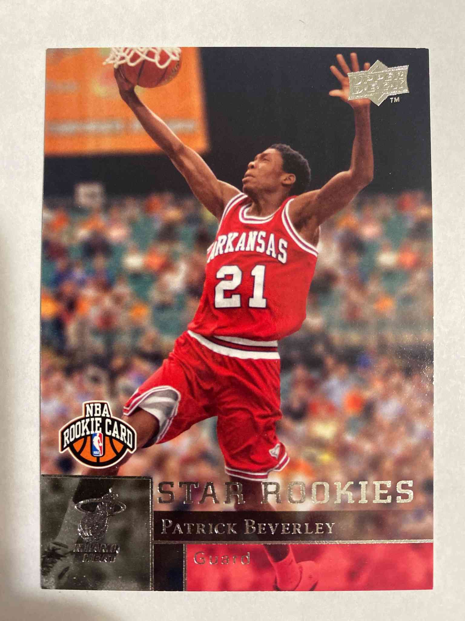 Image for 2009-10 upper deck sp patrick beverly rc #211 rookie silver parallel utah jazz