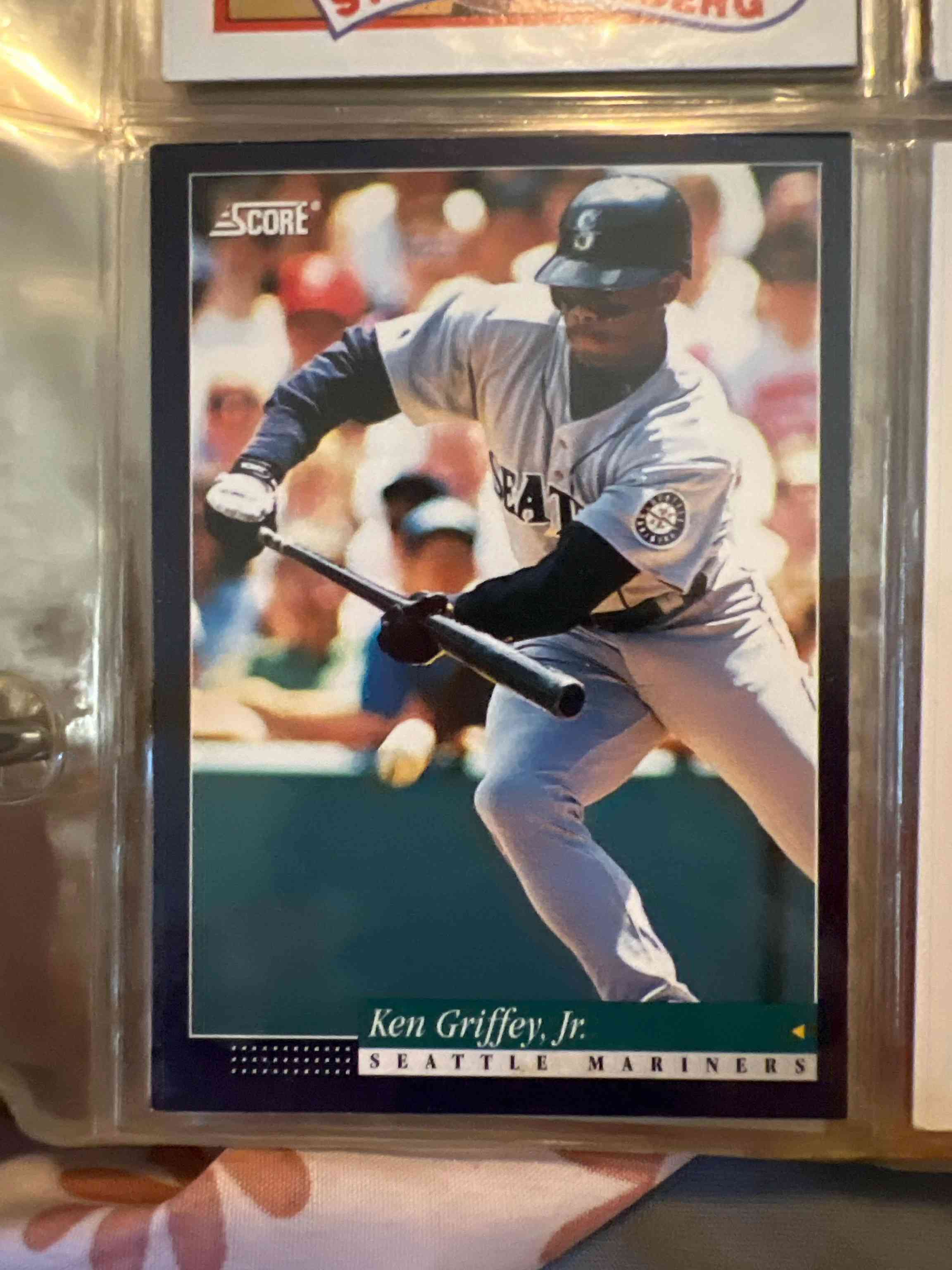 Image for 1994 score promo sample #3 ken griffey jr. mariners psa 8
