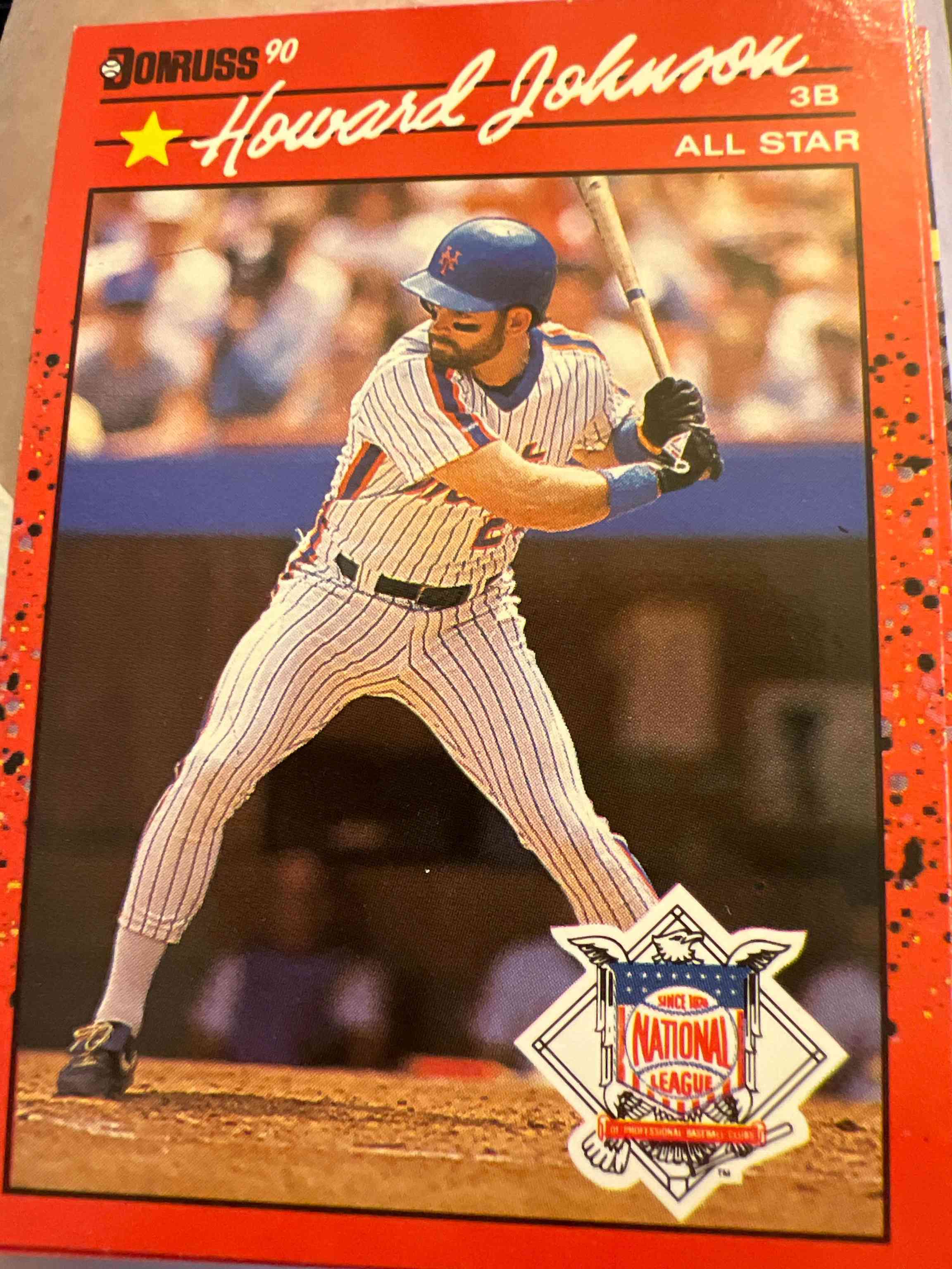 Image for vintage baseball cards values donruss 🌟 howard johnson🌟#654 donruss...