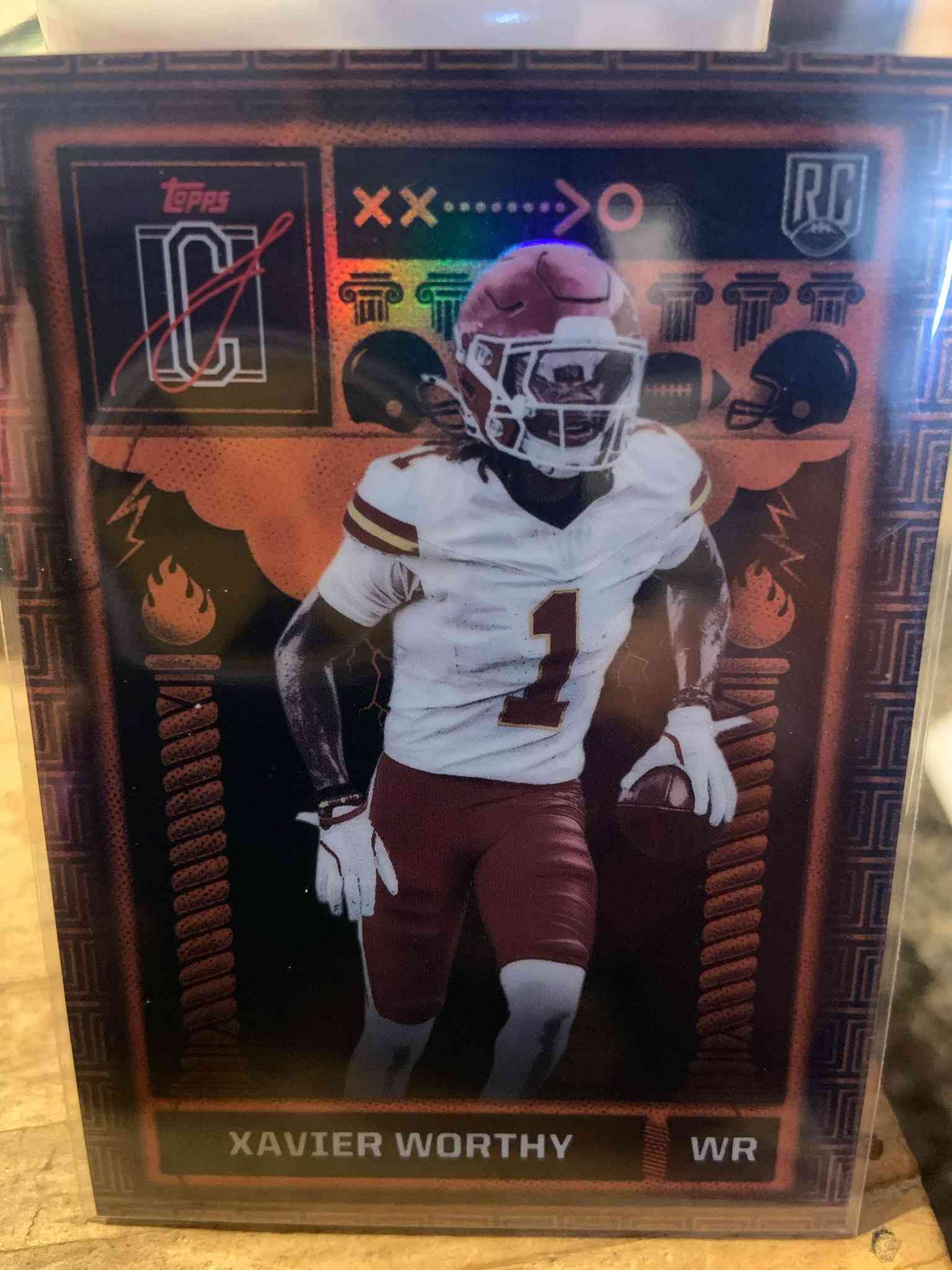 Image for 2024 topps signature class xavier worthy
