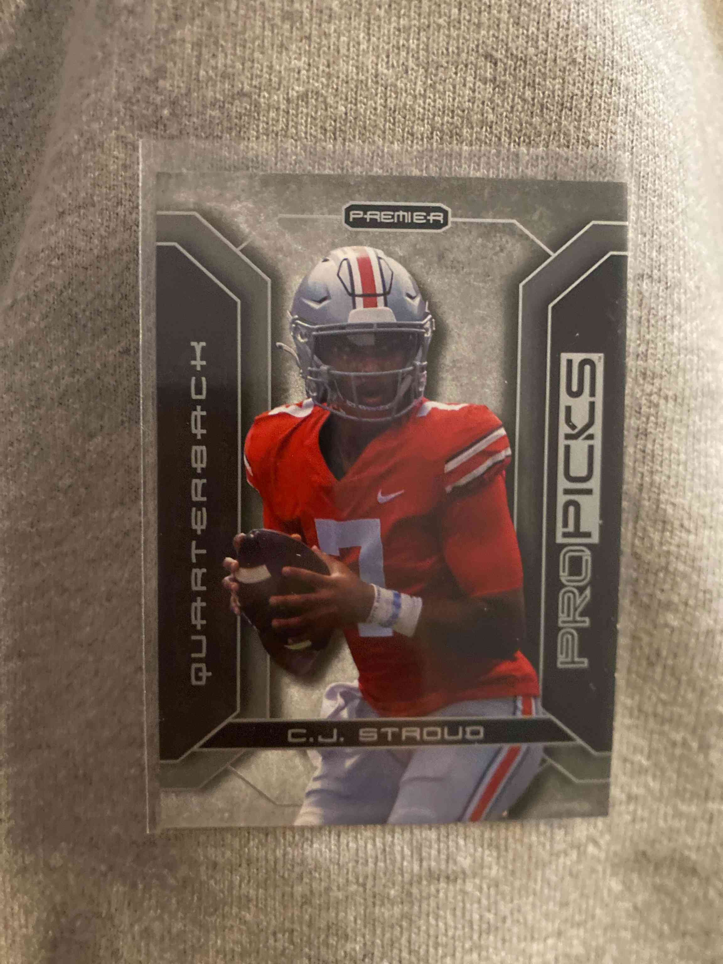 Image for 2022 pro picks premier c.j. stroud rookie rc #pp-10 ohio state buckeyes