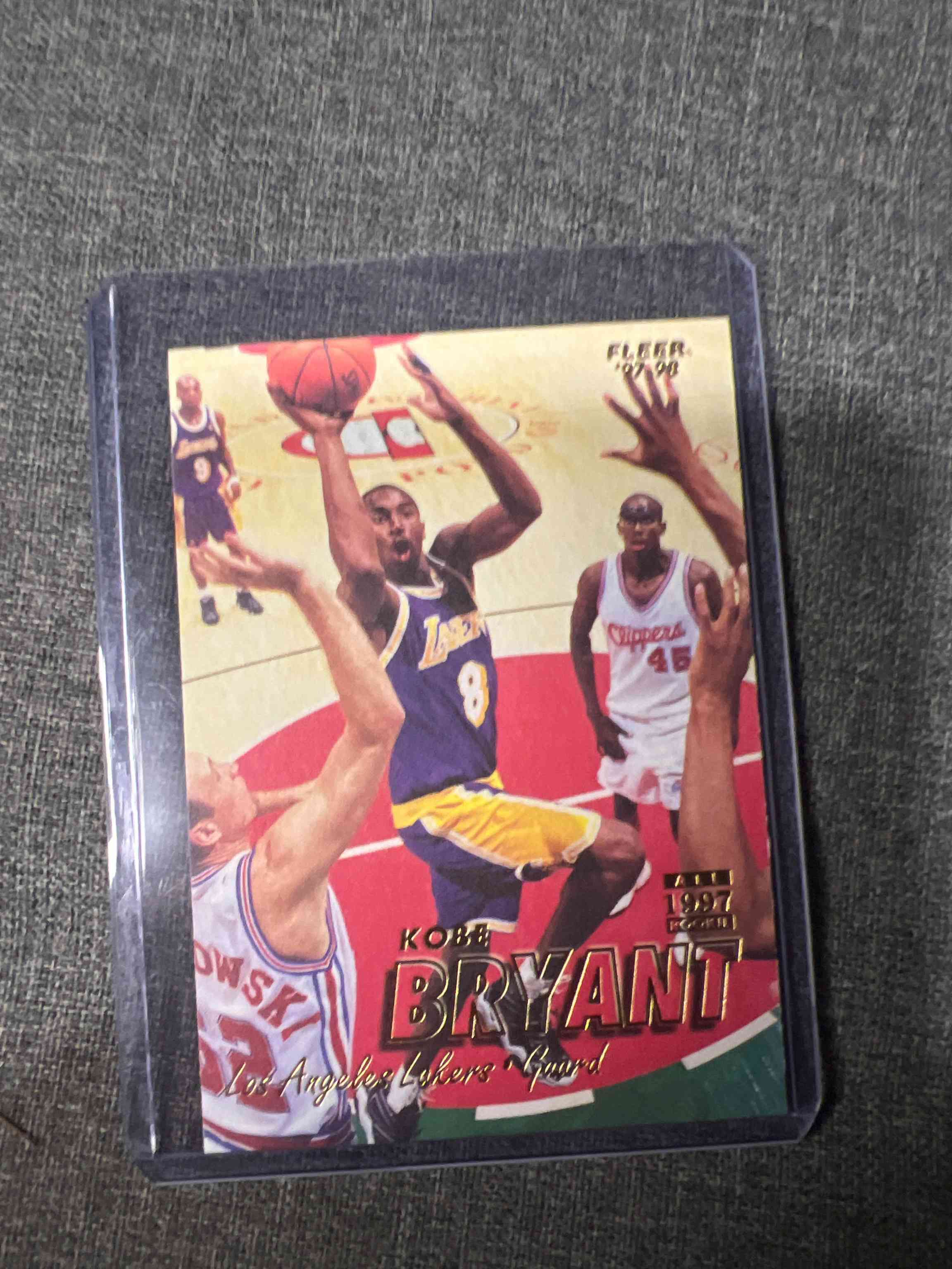 Image for 1997-98 fleer kobe bryant #50 sgc 10 - "all rookie 1997" - sn