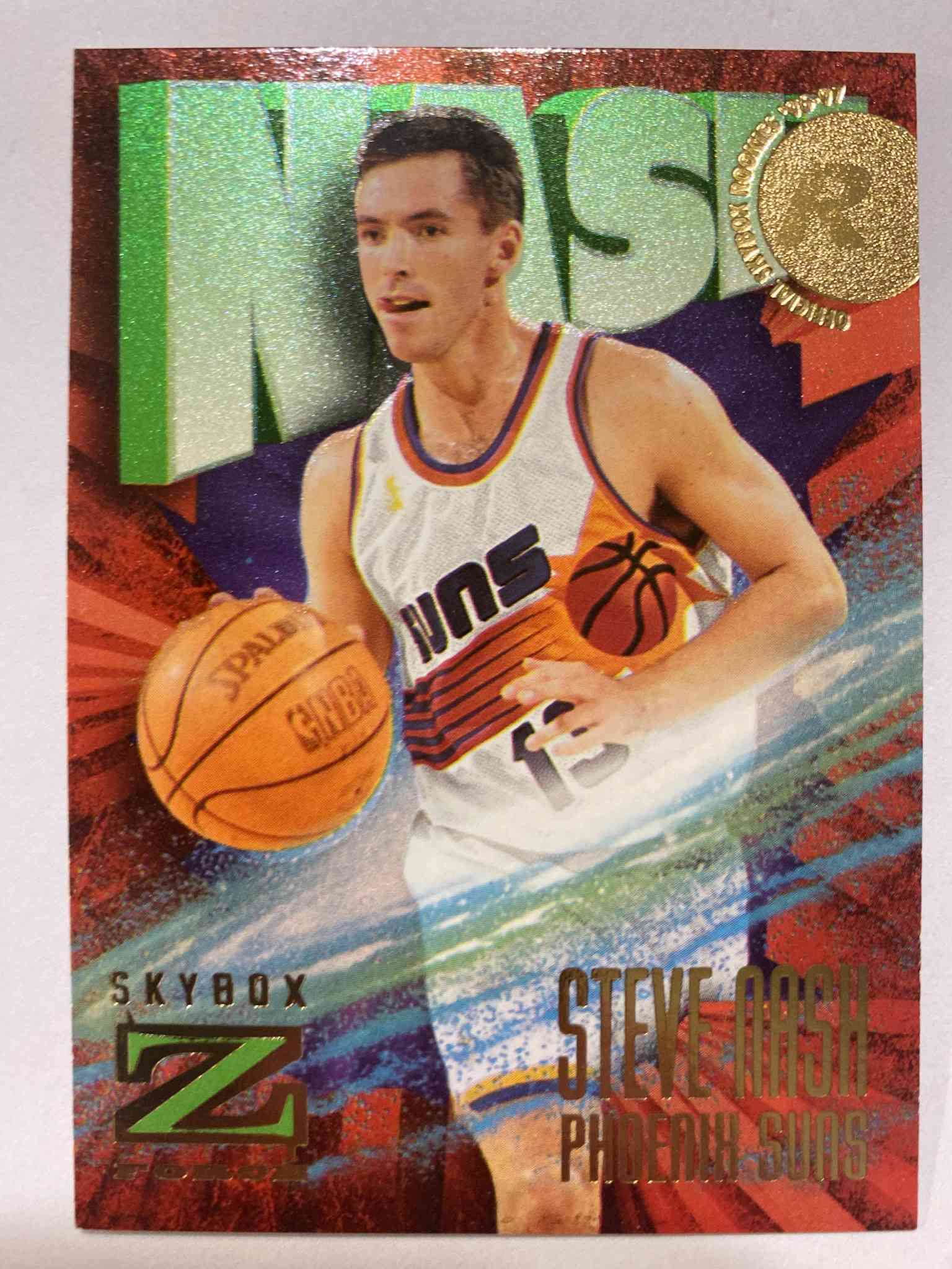 Image for steve nash 1996-97 skybox z-force basketball rc phoenix suns!!!