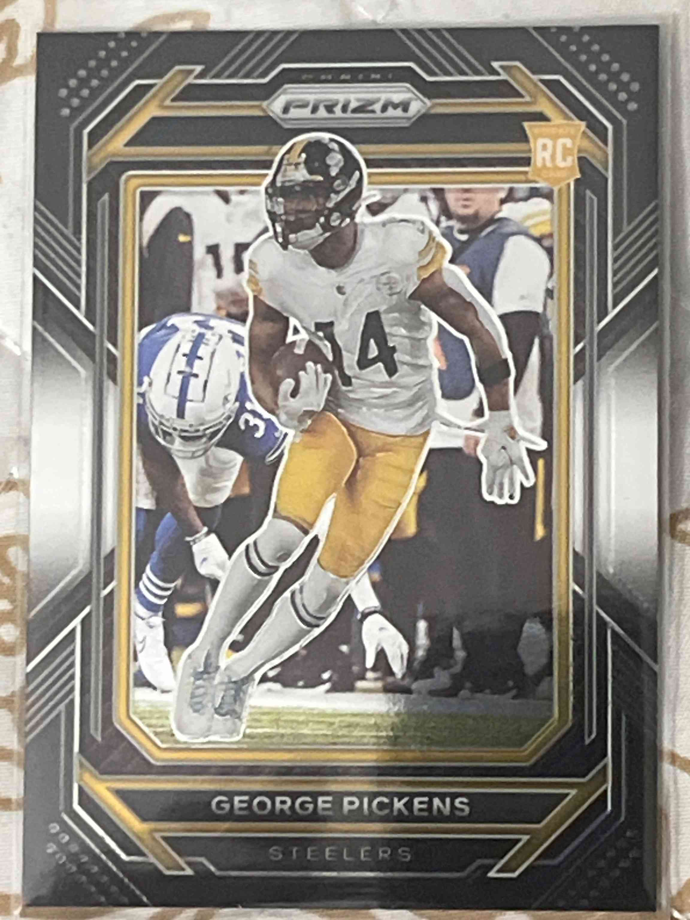 Image for 22 george pickens black prism rc psa9